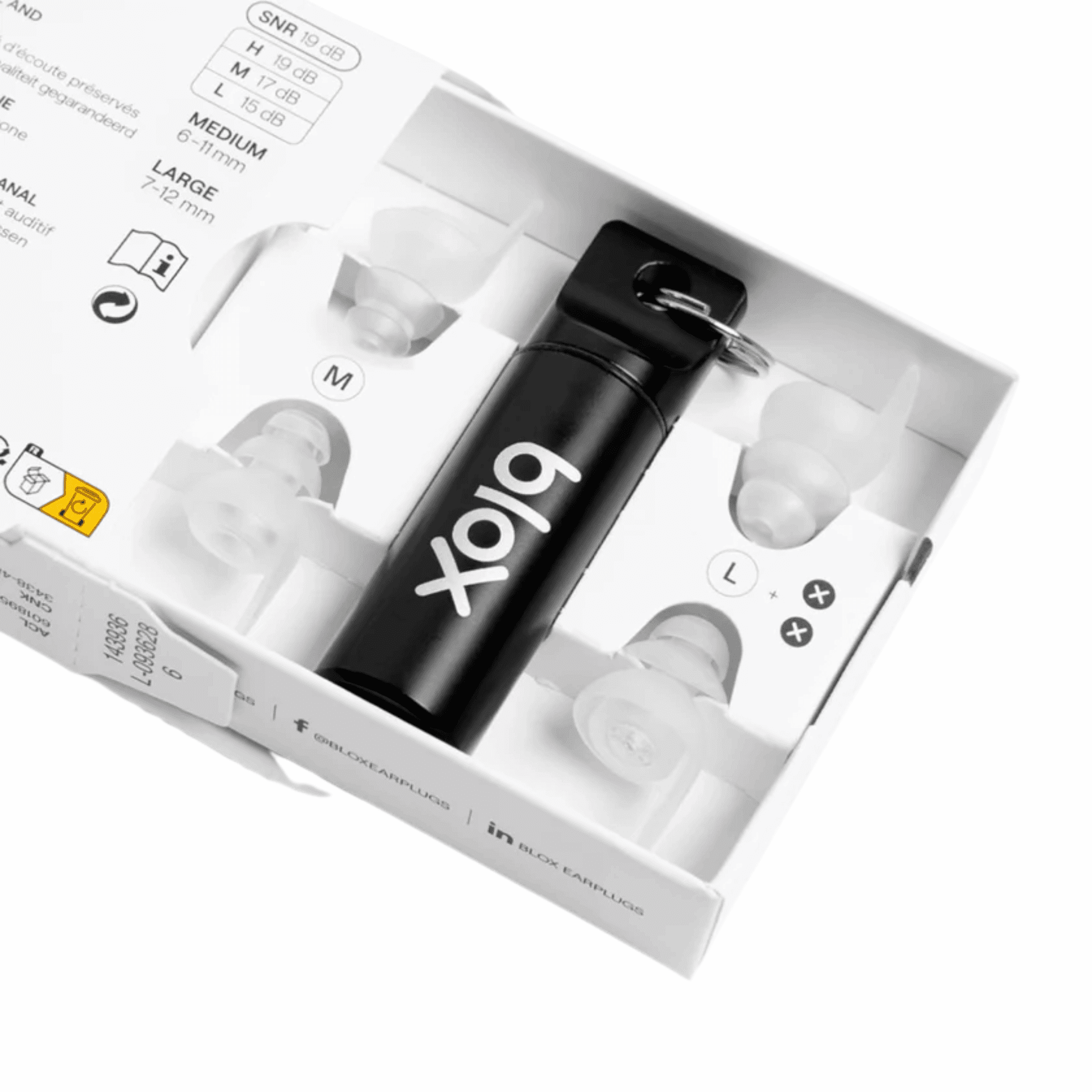 Blox Oordoppen Xperience Music Transparant Blox Oordoppen Xperience Music Transparant