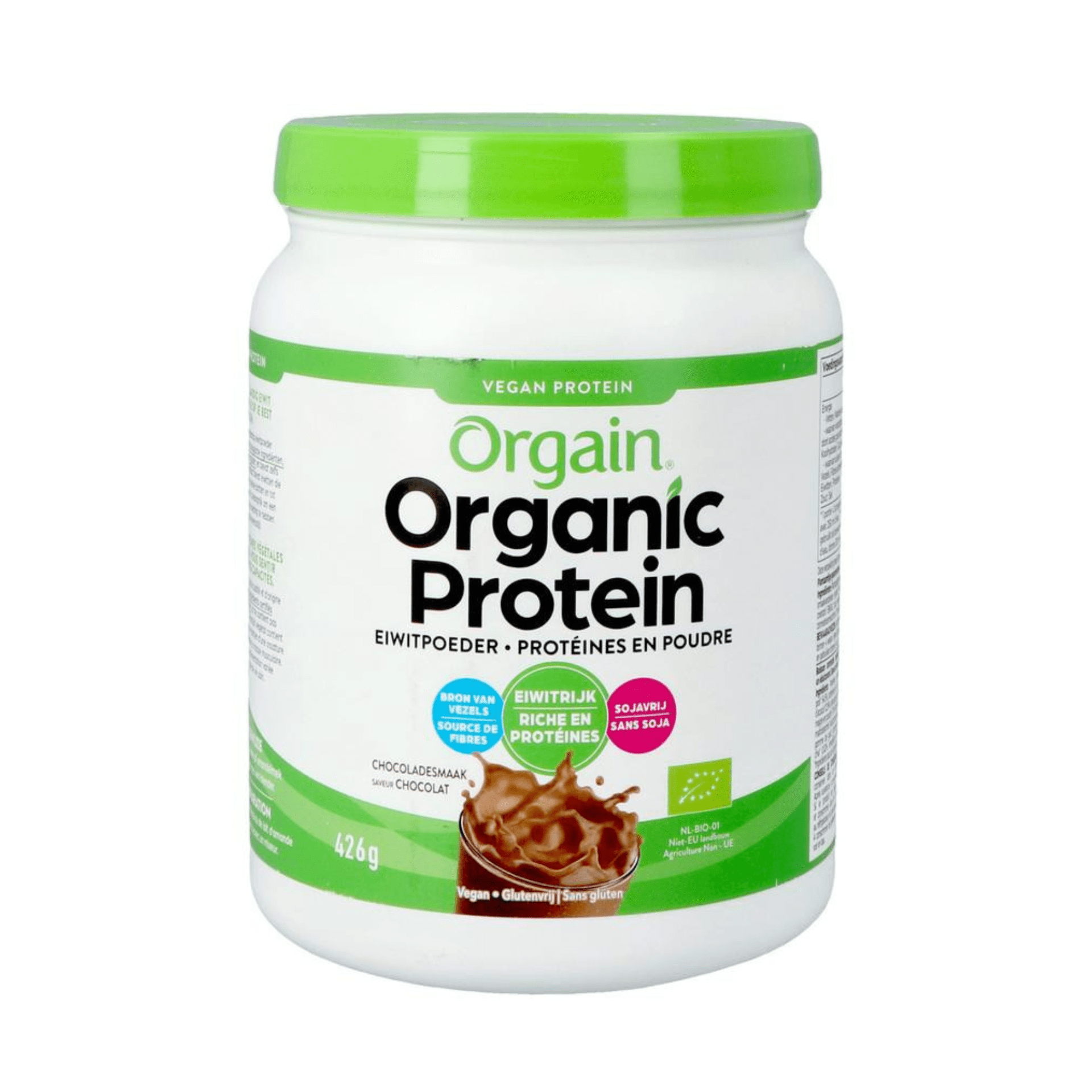 Orgain Organic Protein Chocolat Pdr 462g Orgain Organic Protein Chocolat Pdr 462g