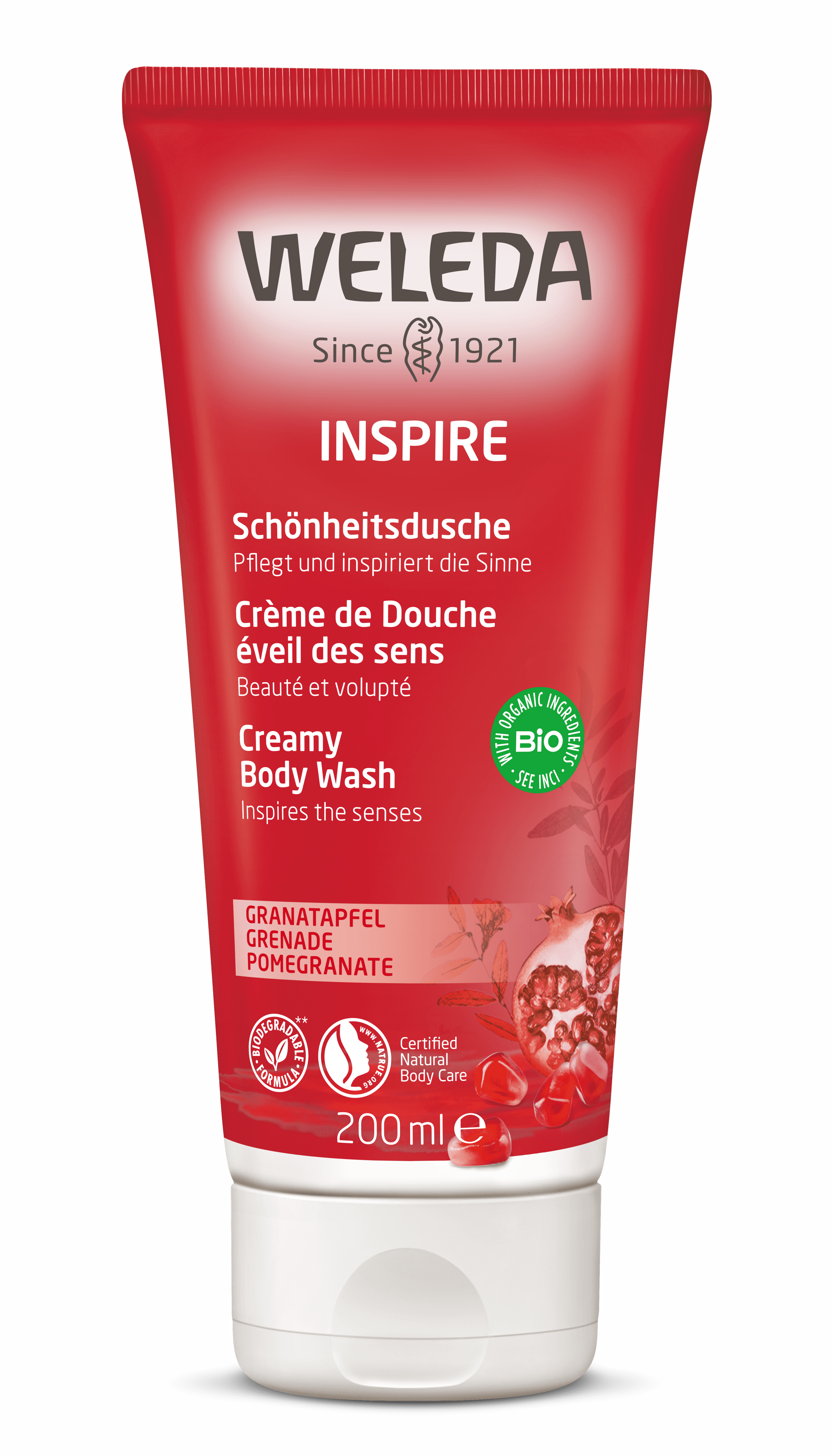 Weleda Granaatappel Inspire Douchecrème Weleda Granaatappel Inspire Douchecrème
