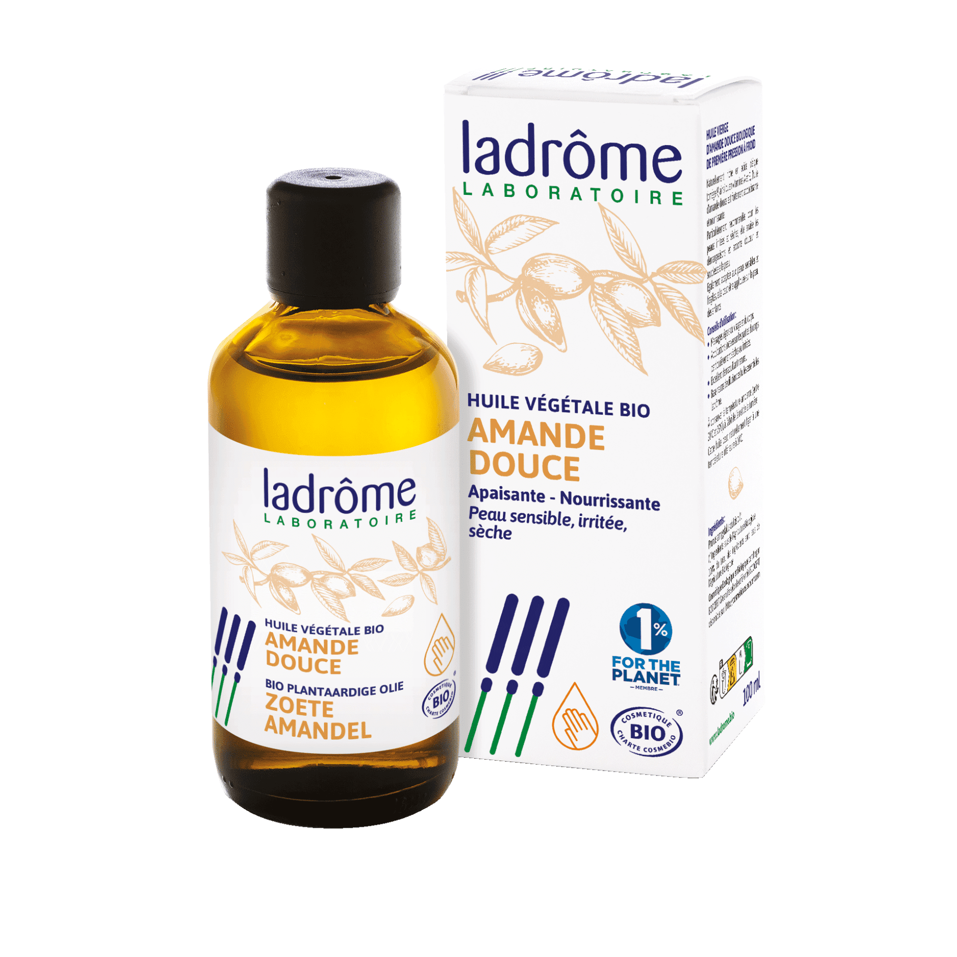 Ladrôme Bio Plantaardige Olie Zoete Amandel Ladrôme Bio Plantaardige Olie Zoete Amandel