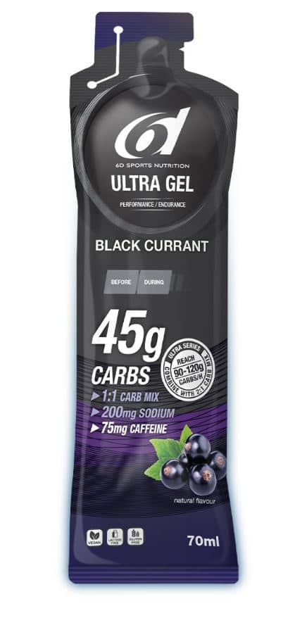 6d Ultra Gel + Cafeïne Zwarte Bes