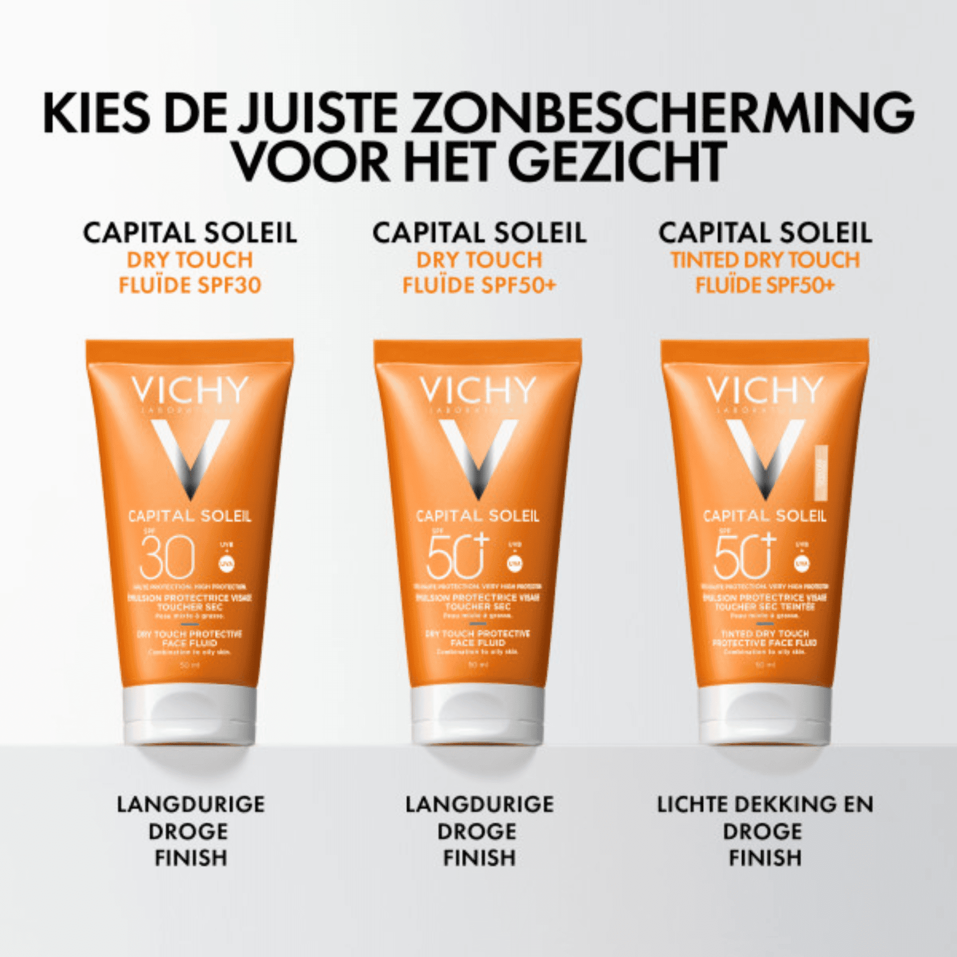 Vichy Ideal Soleil Emulsion Toucher Sec SPF50+ Vichy Ideal Soleil Emulsion Toucher Sec SPF50+