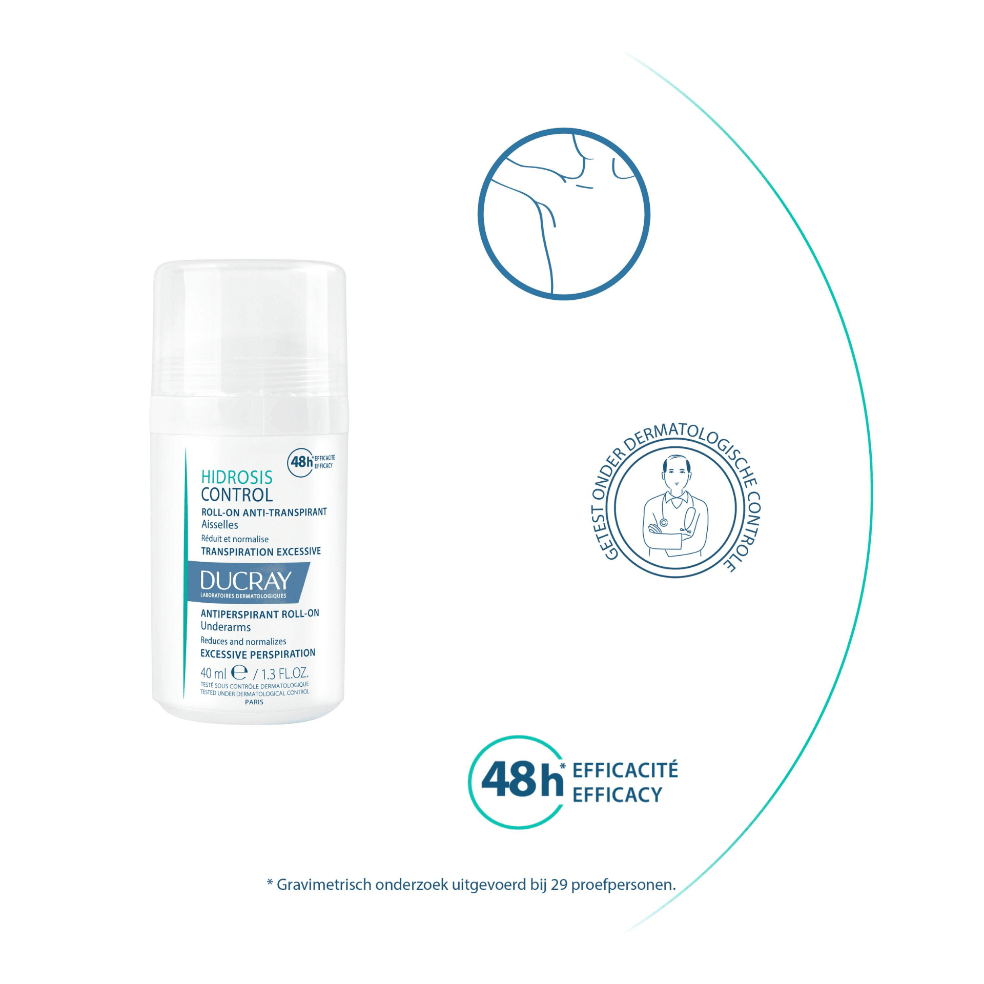 Ducray Hidrosis Control Antitranspirante Roller