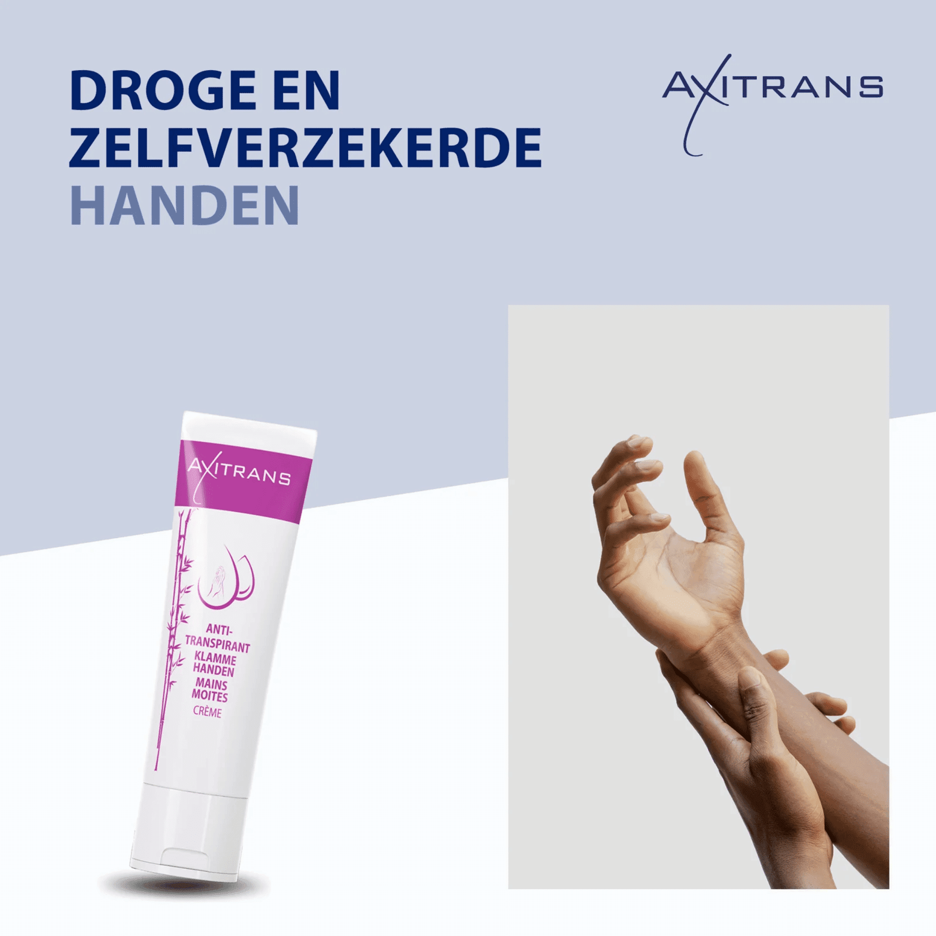 Axitrans Antitranspirant Mains Moites Crème Axitrans Antitranspirant Mains Moites Crème