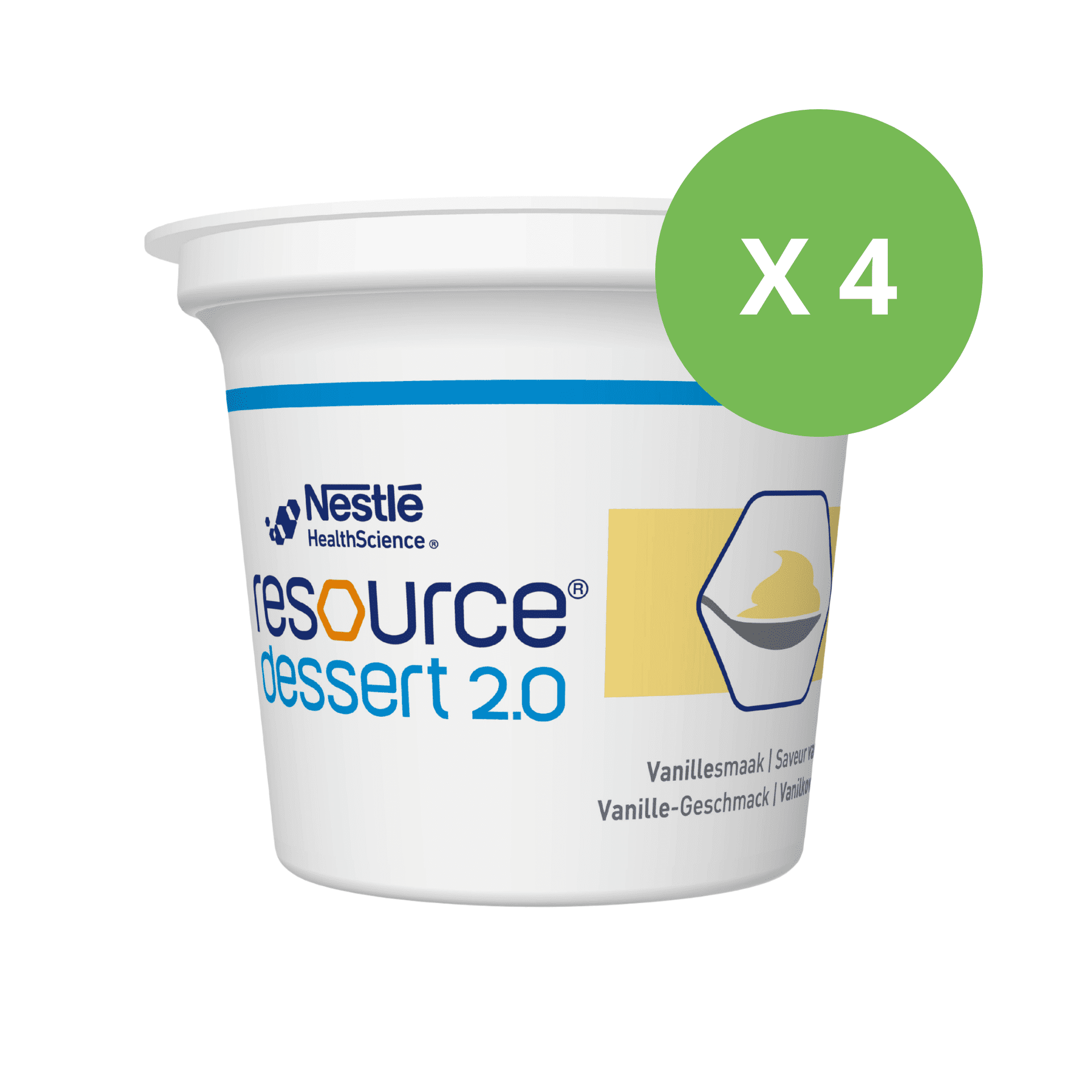 Nestlé Resource Dessert 2.0 4 x 125 g