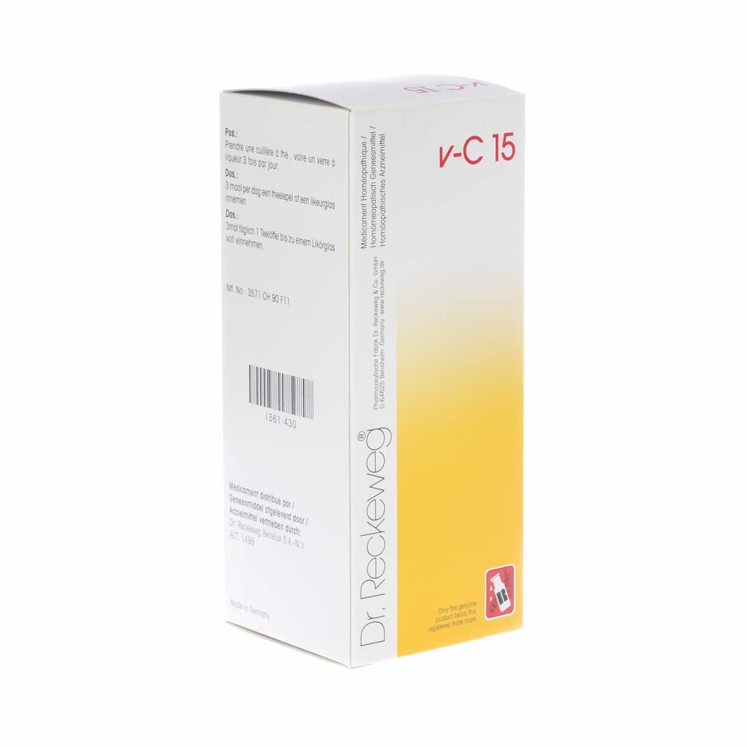 Reckeweg V-C 15 Siroop Reckeweg V-C 15 Siroop