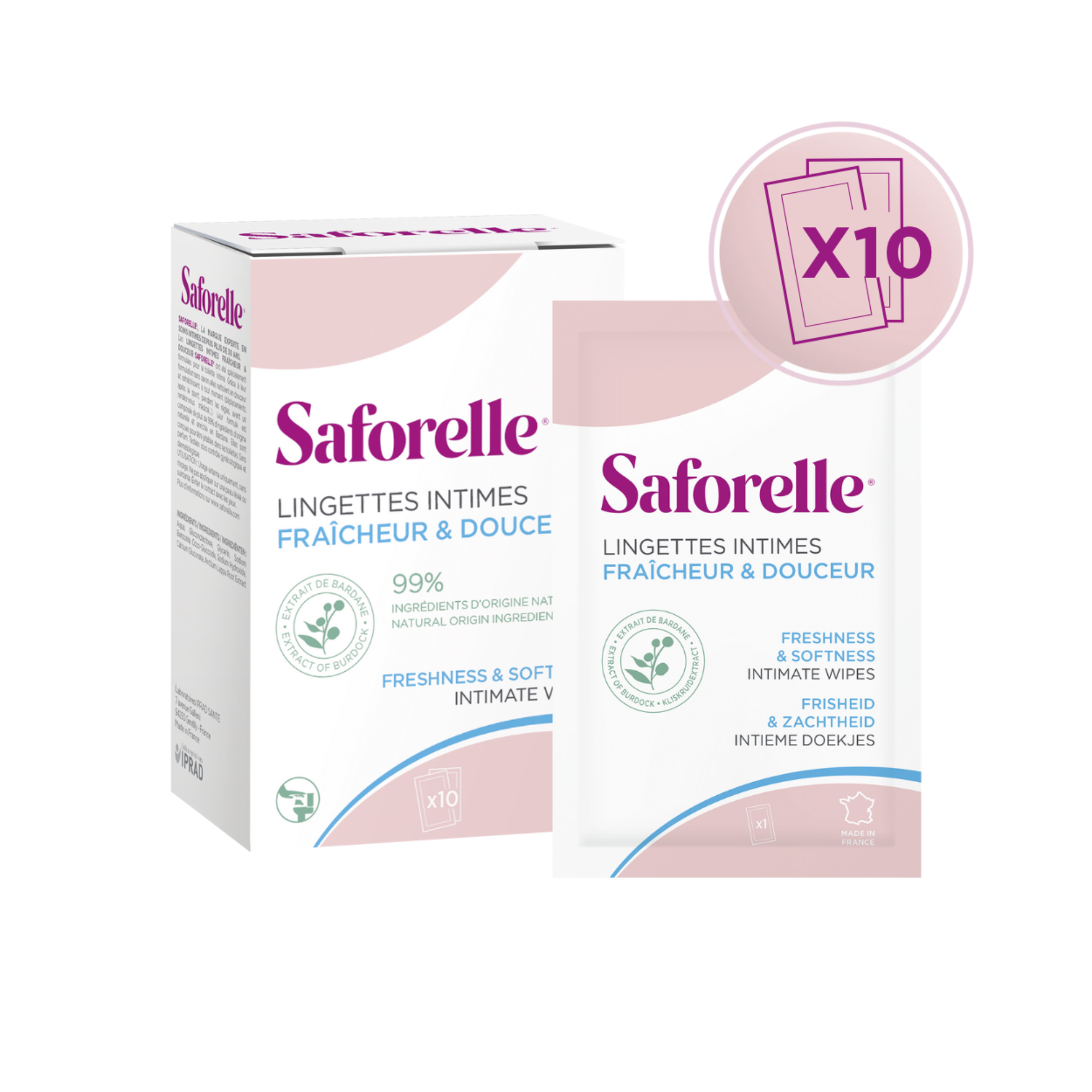 Saforelle Frisse & Zachte Intieme Doekjes Saforelle Frisse & Zachte Intieme Doekjes