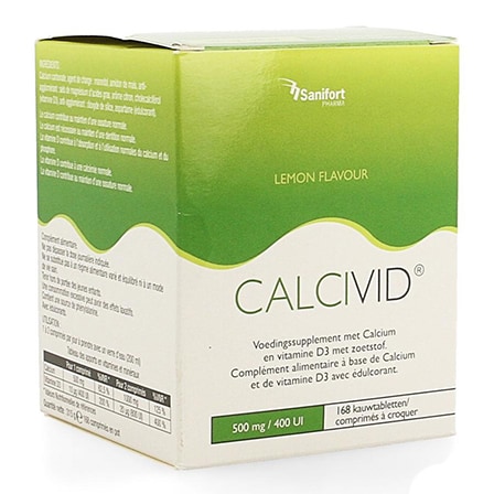 Calcivid 500 mg/400 UI Citroen Calcivid 500 mg/400 UI Citroen
