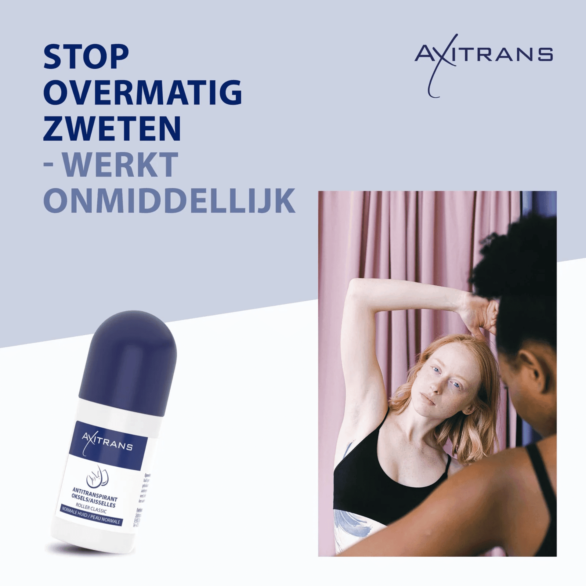 Axitrans Roller Classic Antitranspirant Oksels Normale Huid