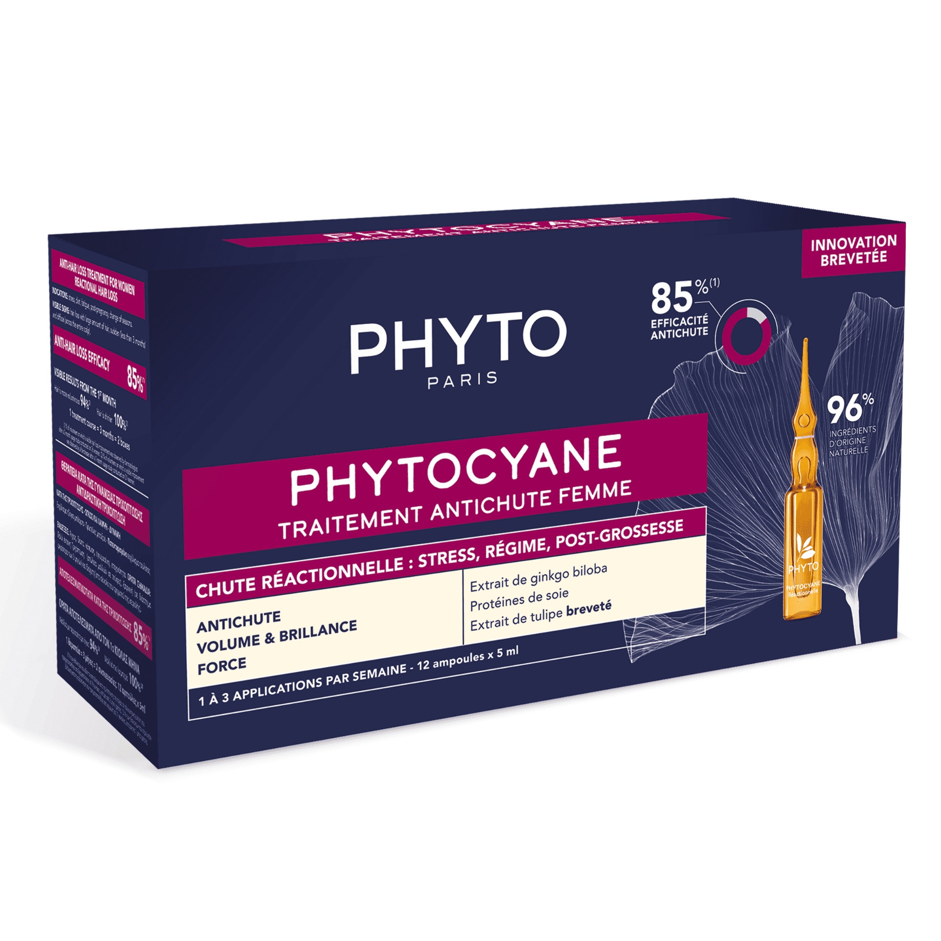 Phytocyane Behandeling tegen Reactionele Haaruitval bij Vrouwen Phytocyane Behandeling tegen Reactionele Haaruitval bij Vrouwen