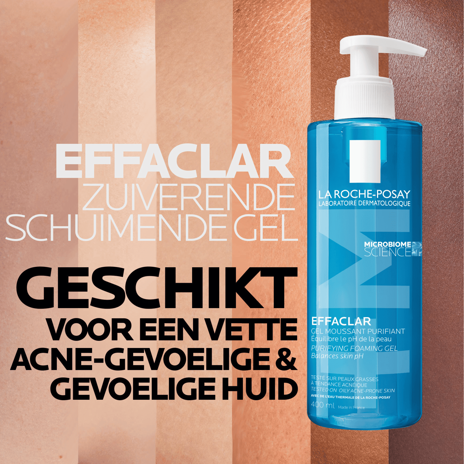 La Roche-Posay Effaclar +M Zuiverende Schuimende Gel