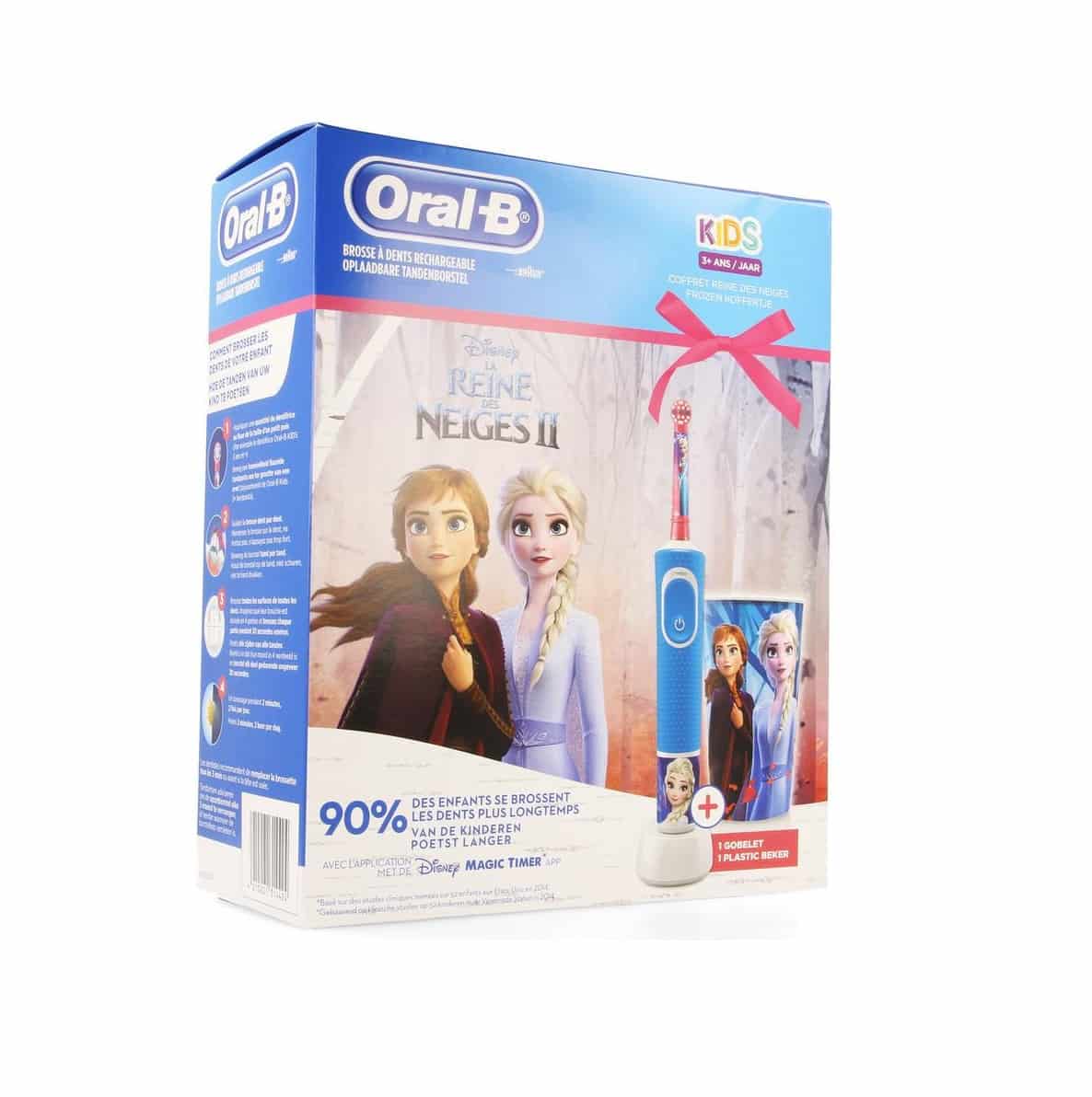 Oral B Kids Frozen Koffertje Elektrische Tandenborstel + Beker