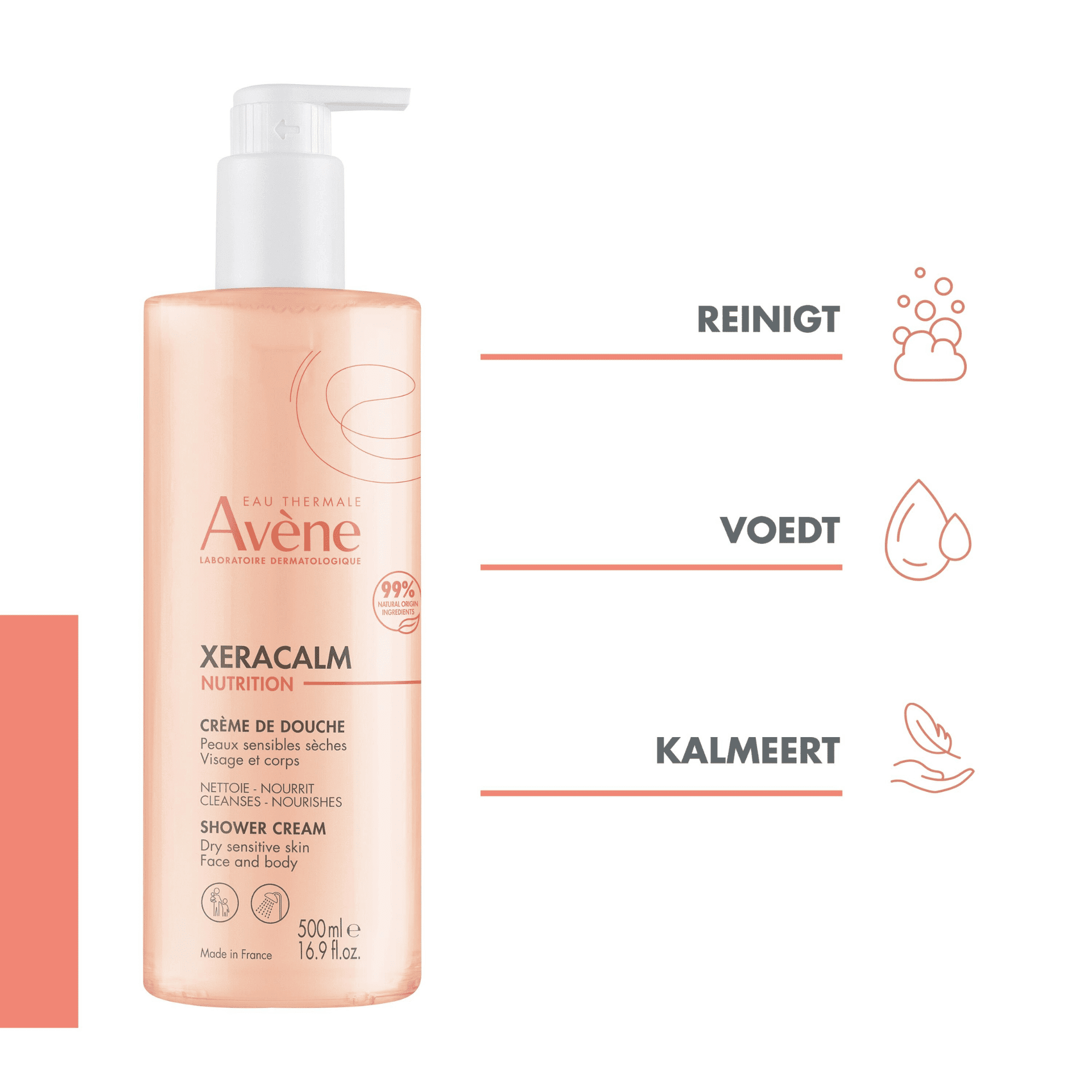 Avene Xeracalm Nutrition Cr Douche 500ml Avene Xeracalm Nutrition Cr Douche 500ml