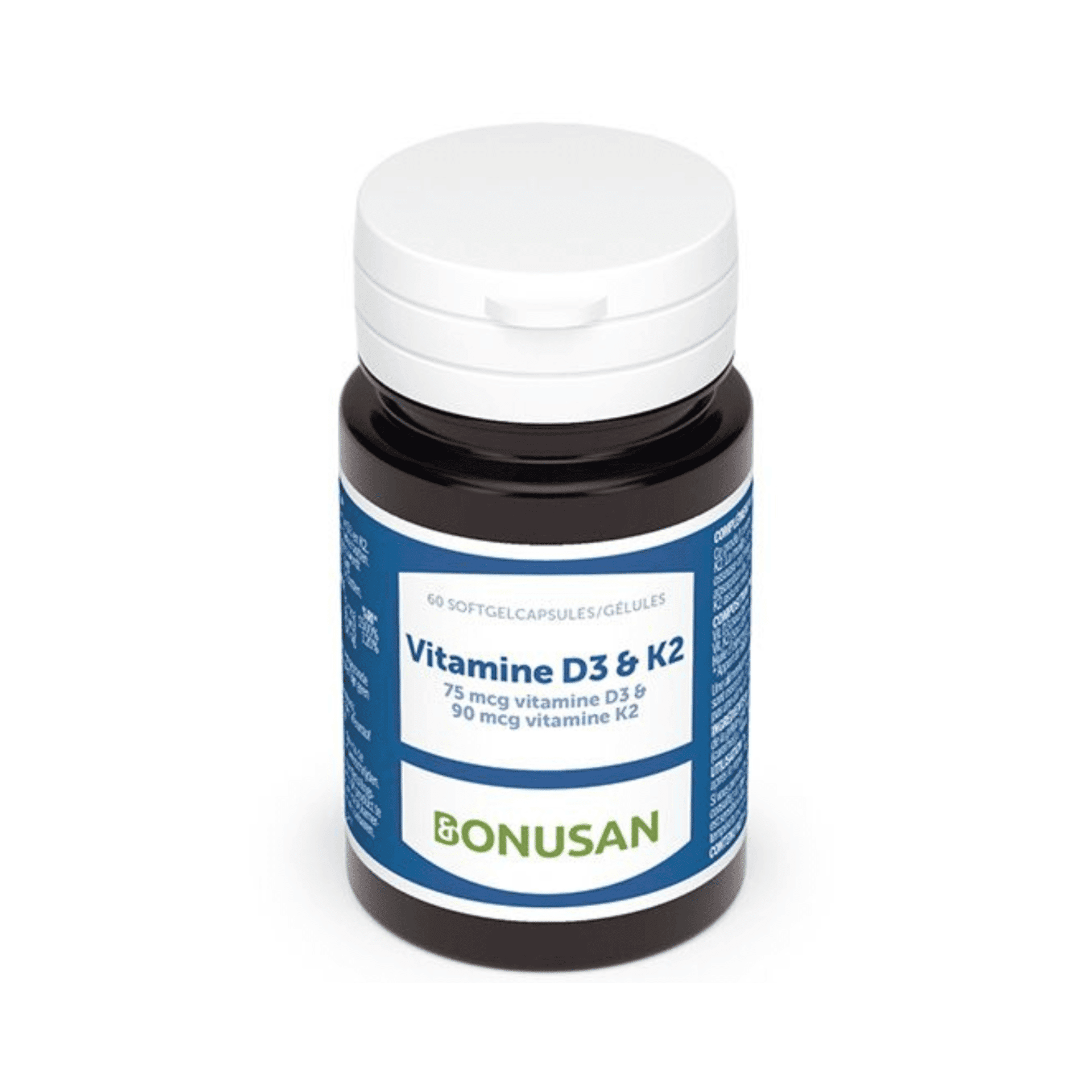 Vitamine D3 & K2 Softcaps 120 Bonusan