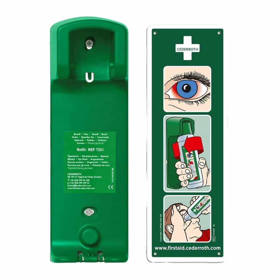 Cederroth Porte-flac 1 Douche Ocul. Cederroth Porte-flac 1 Douche Ocul.