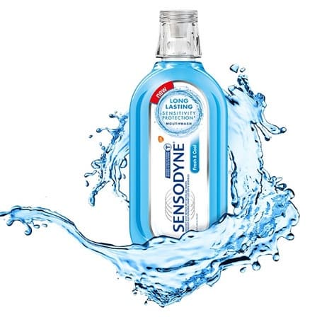 Sensodyne Fresh &amp;amp; Cool Mondwater 500 ml - online bestellen |