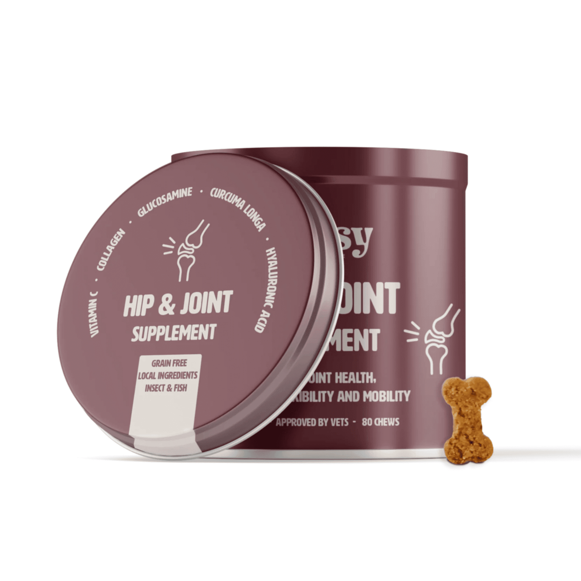 Gutsy Hip & Joint Supplement Chews 80 Gutsy Hip & Joint Supplement Chews 80