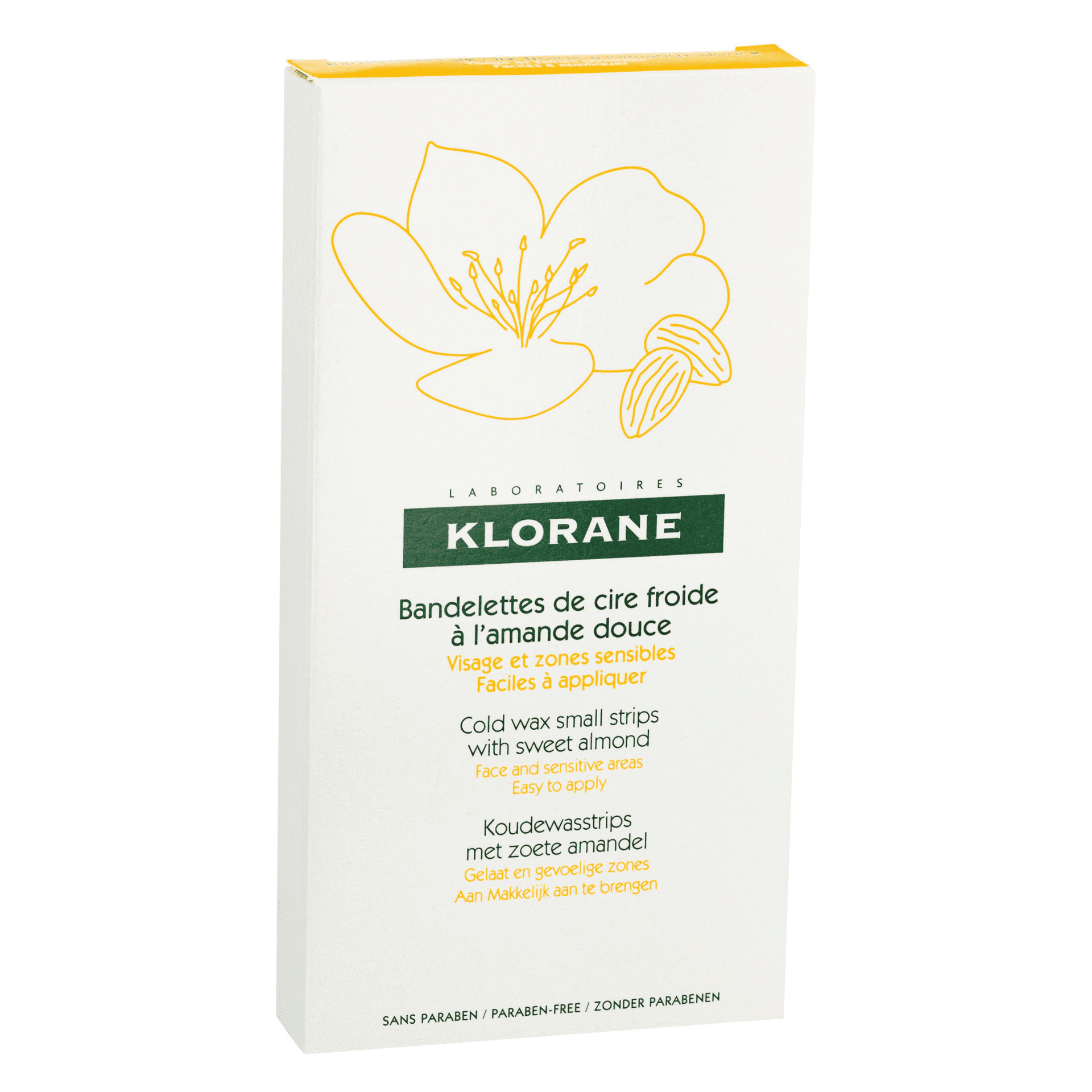 Klorane Zoete Amandel Koude Wasstrips Gelaat