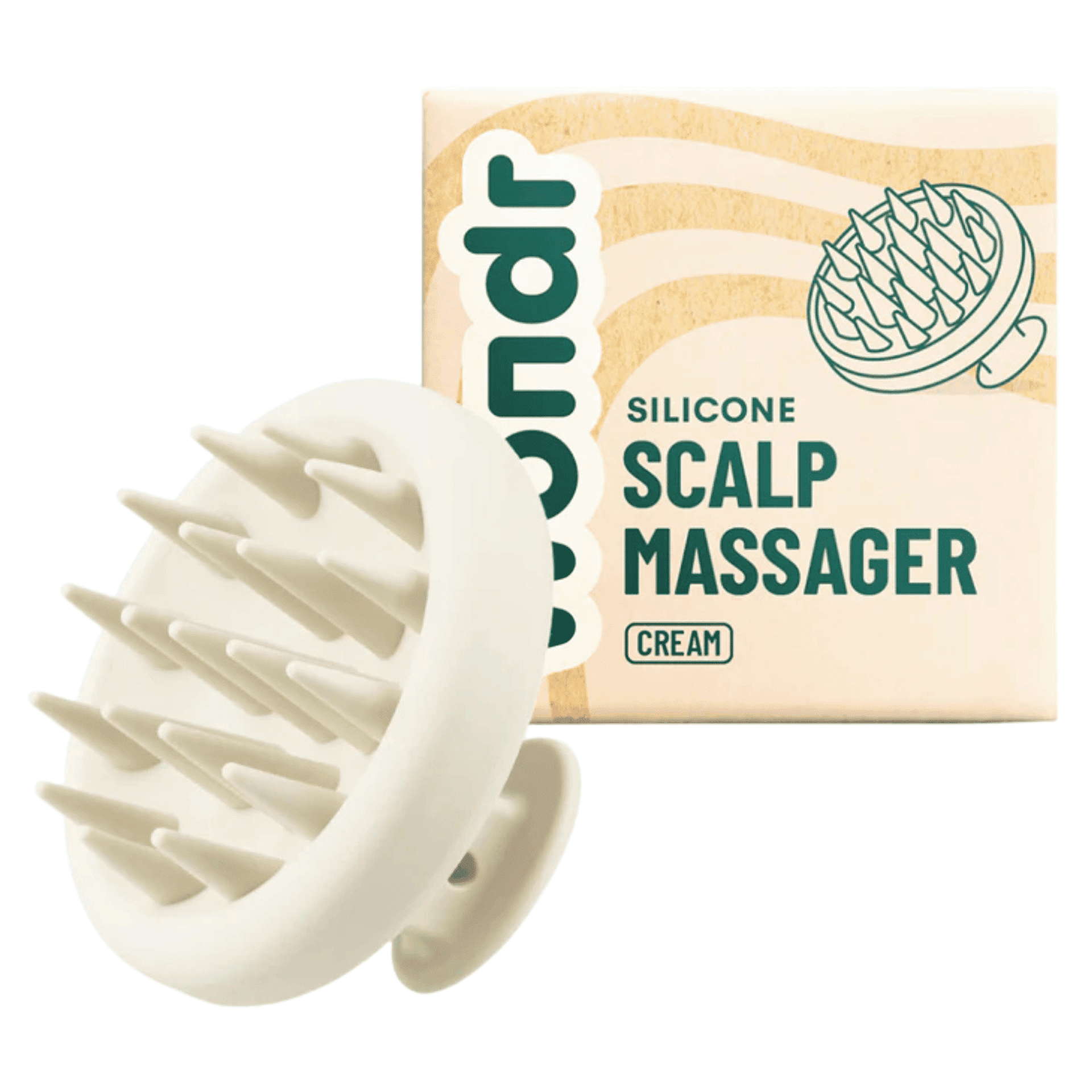 Wondr Silicone Scalp Massager Blanc