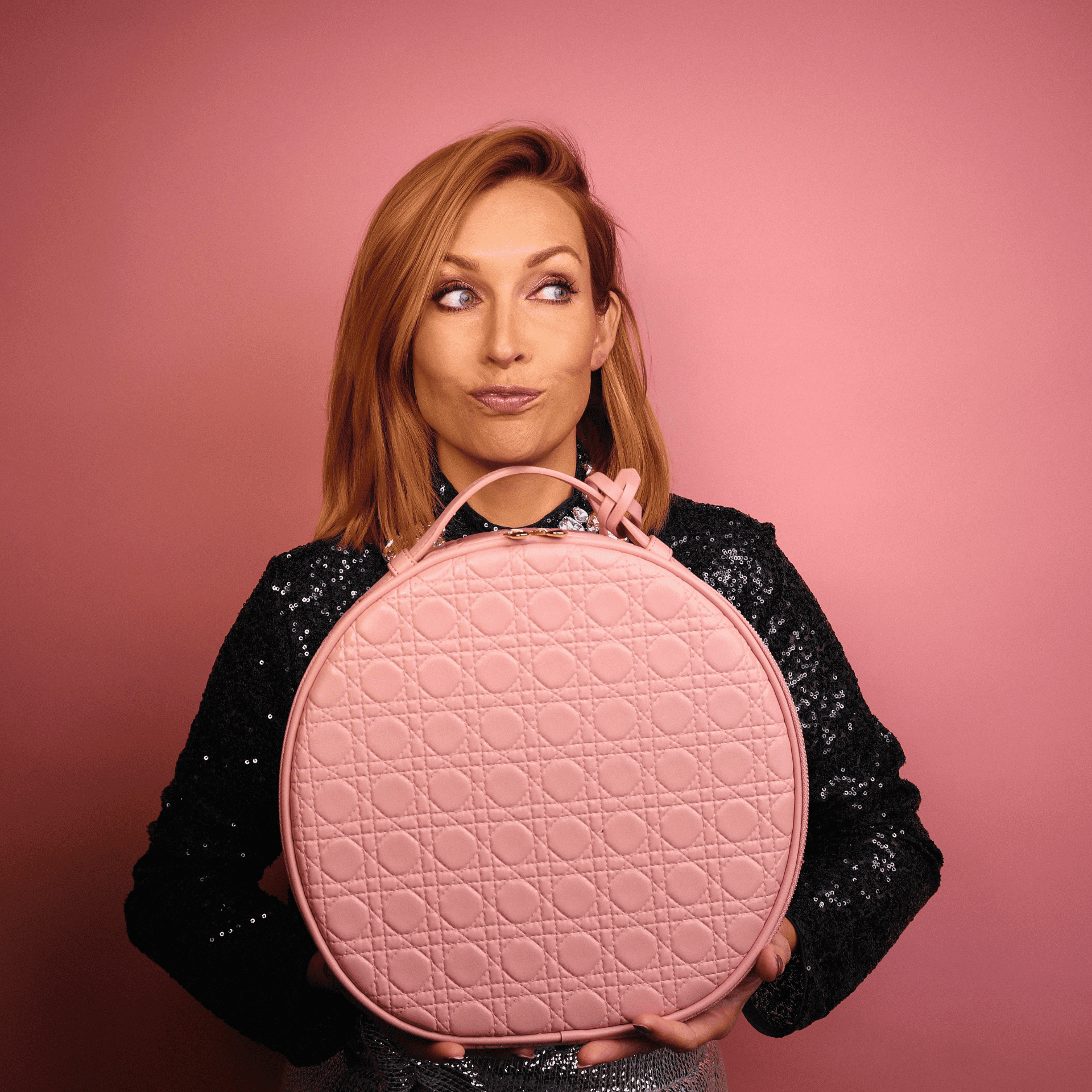 Cent Pur Cent Round Makeup Bag