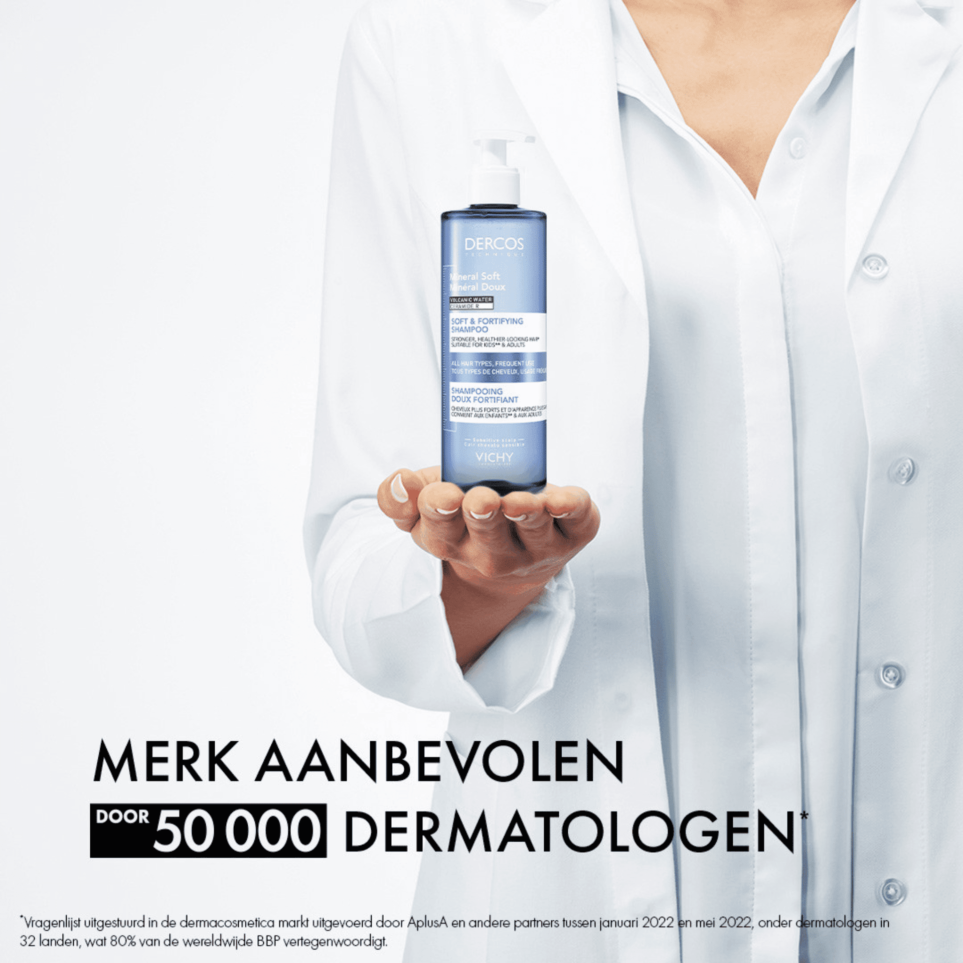 Vichy Dercos Mineral Soft Zachte Versterkende Shampoo