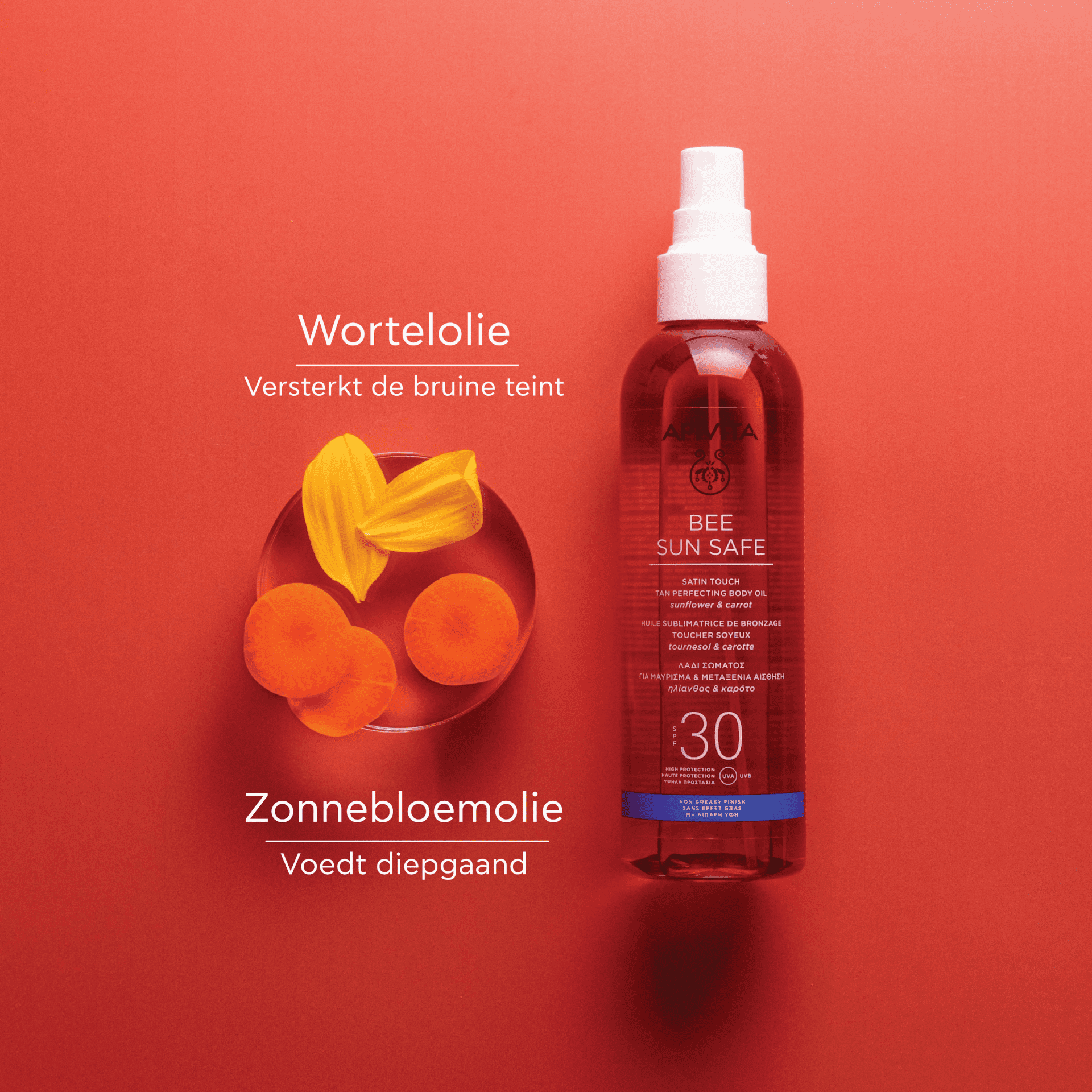 Apivita Bee Sun Safe Zijdezachte Sublimerende Bruiningsolie SPF 30 Apivita Bee Sun Safe Zijdezachte Sublimerende Bruiningsolie SPF 30