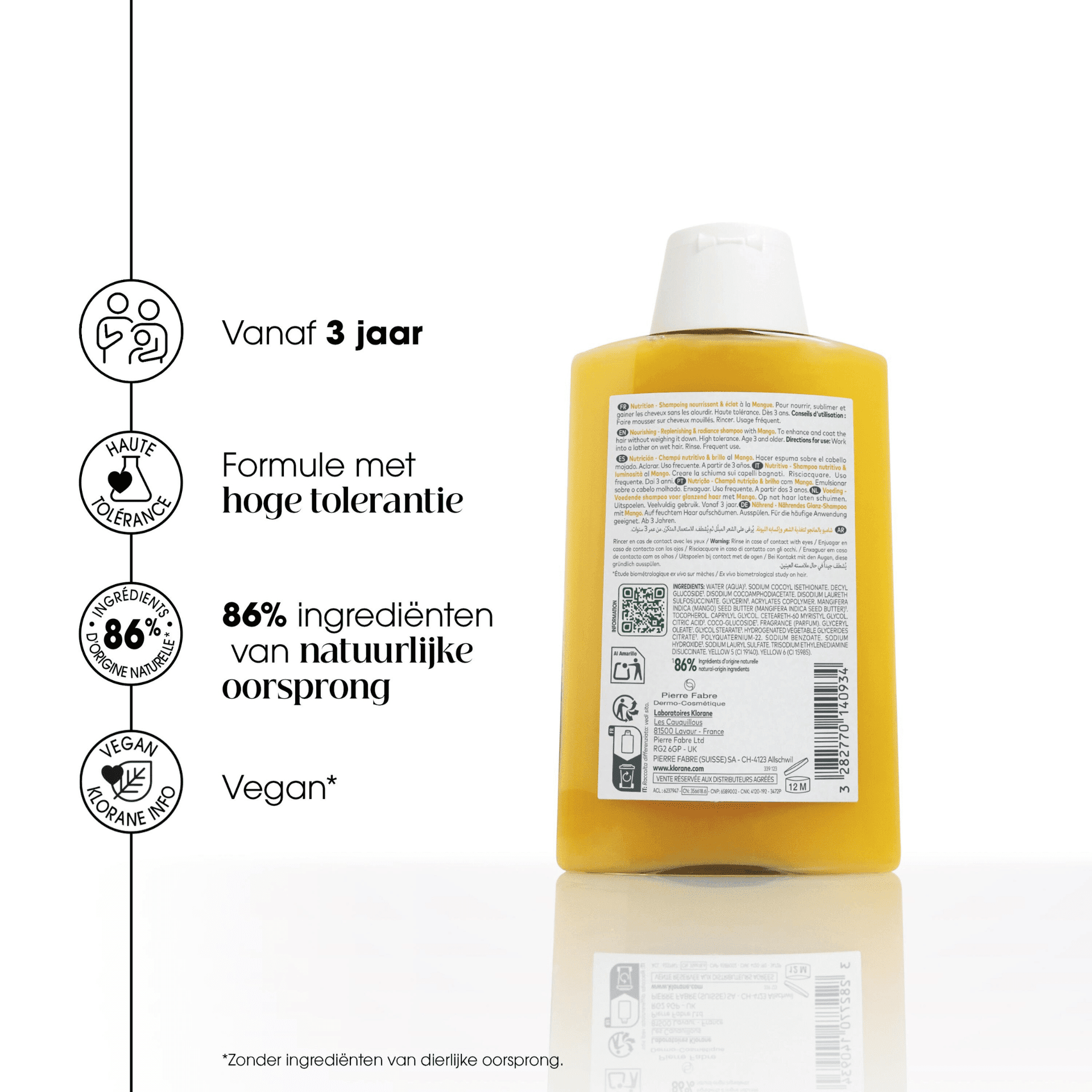 Klorane Mango Voedende Shampoo
