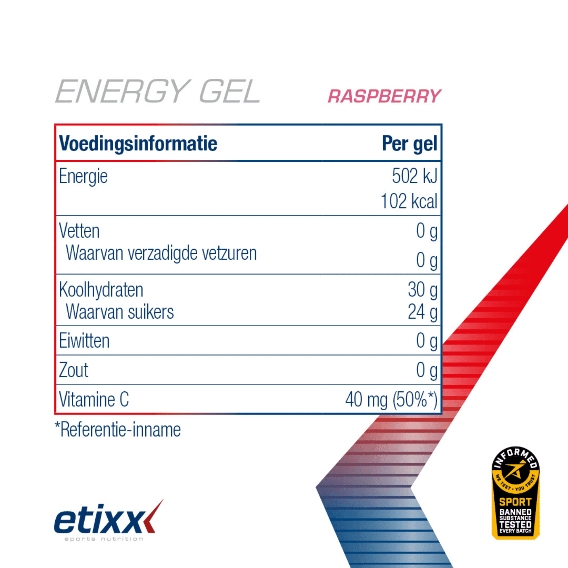 Etixx Energy Gel 12 x 40 ml