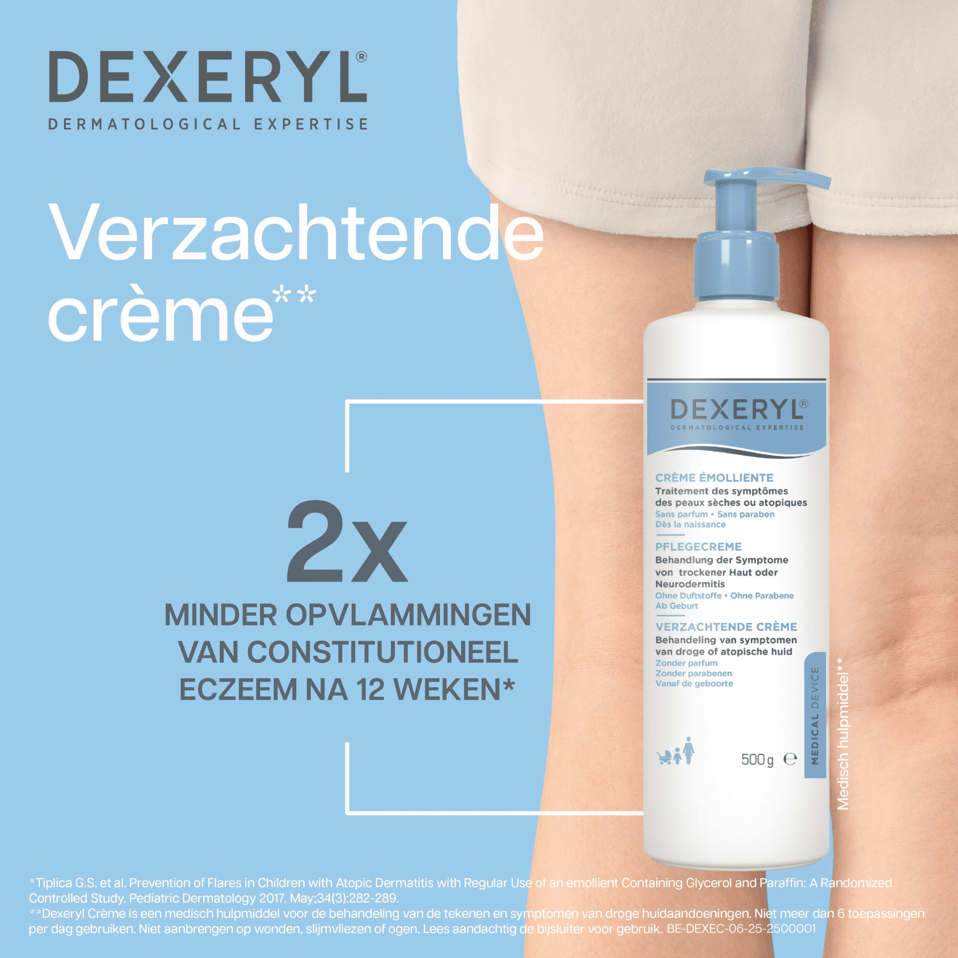 Dexeryl Creme Fl Pompe 500g Dexeryl Creme Fl Pompe 500g