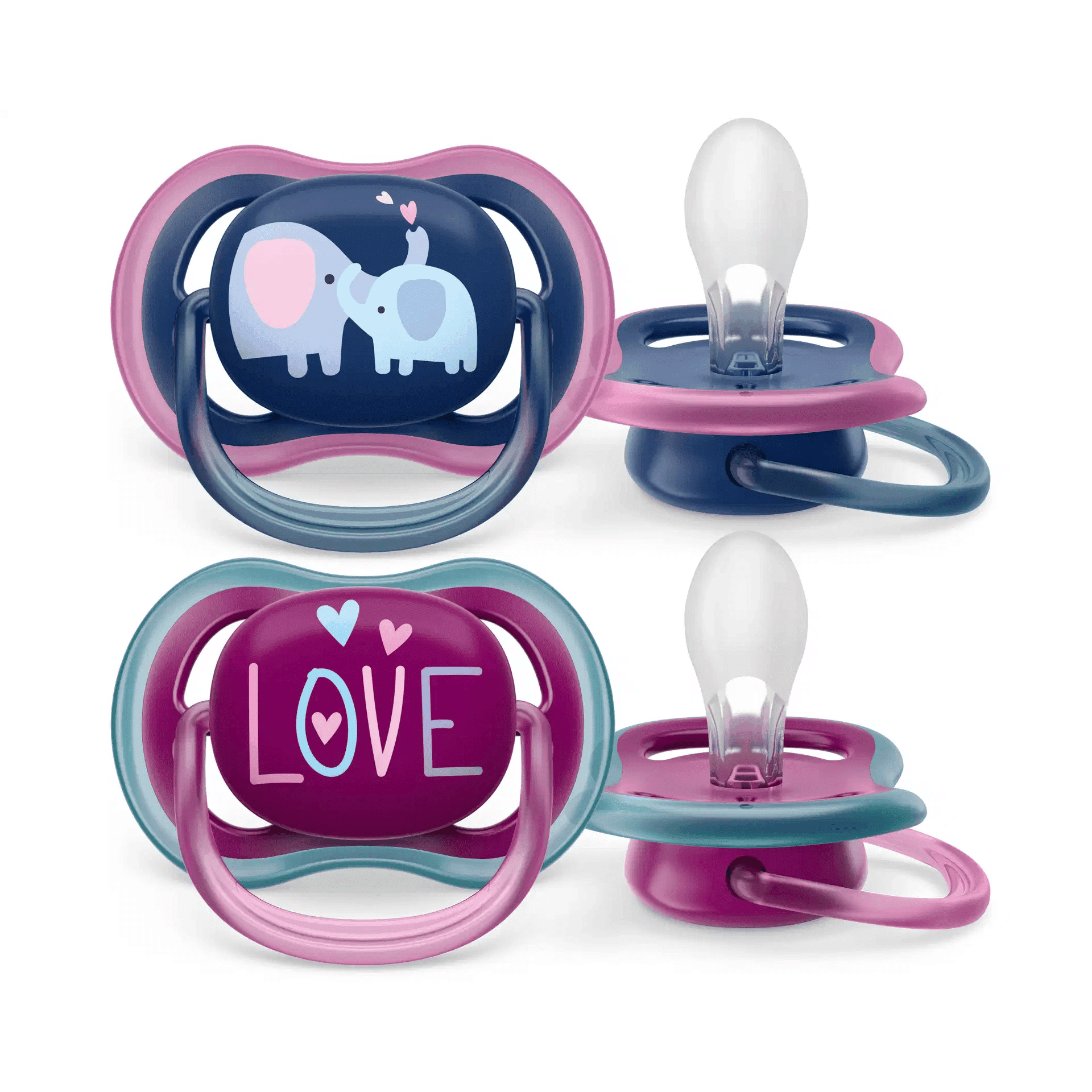Avent Ultra Air Fopspeen 18M+ Olifant SCF349/19