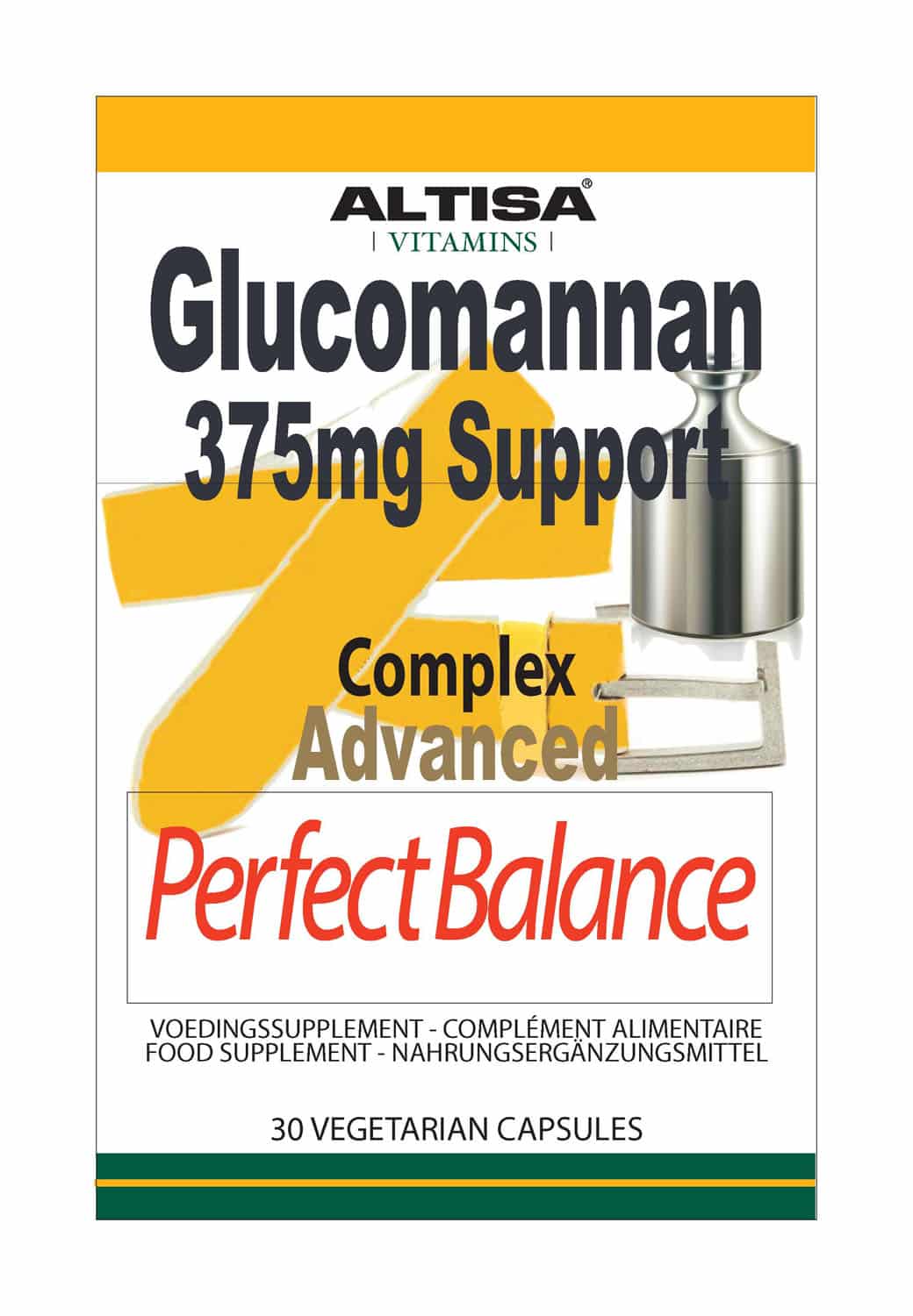 Altisa Glucomanan 375 mg Complex