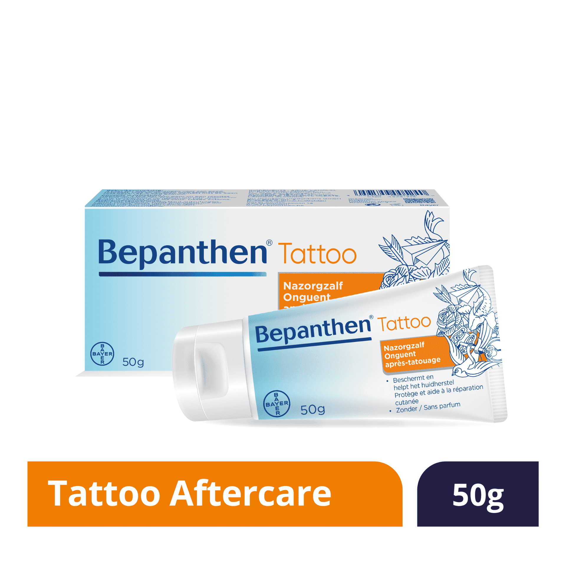 Bepanthen Tattoo Nazorgzalf 50 g Bepanthen Tattoo Nazorgzalf 50 g