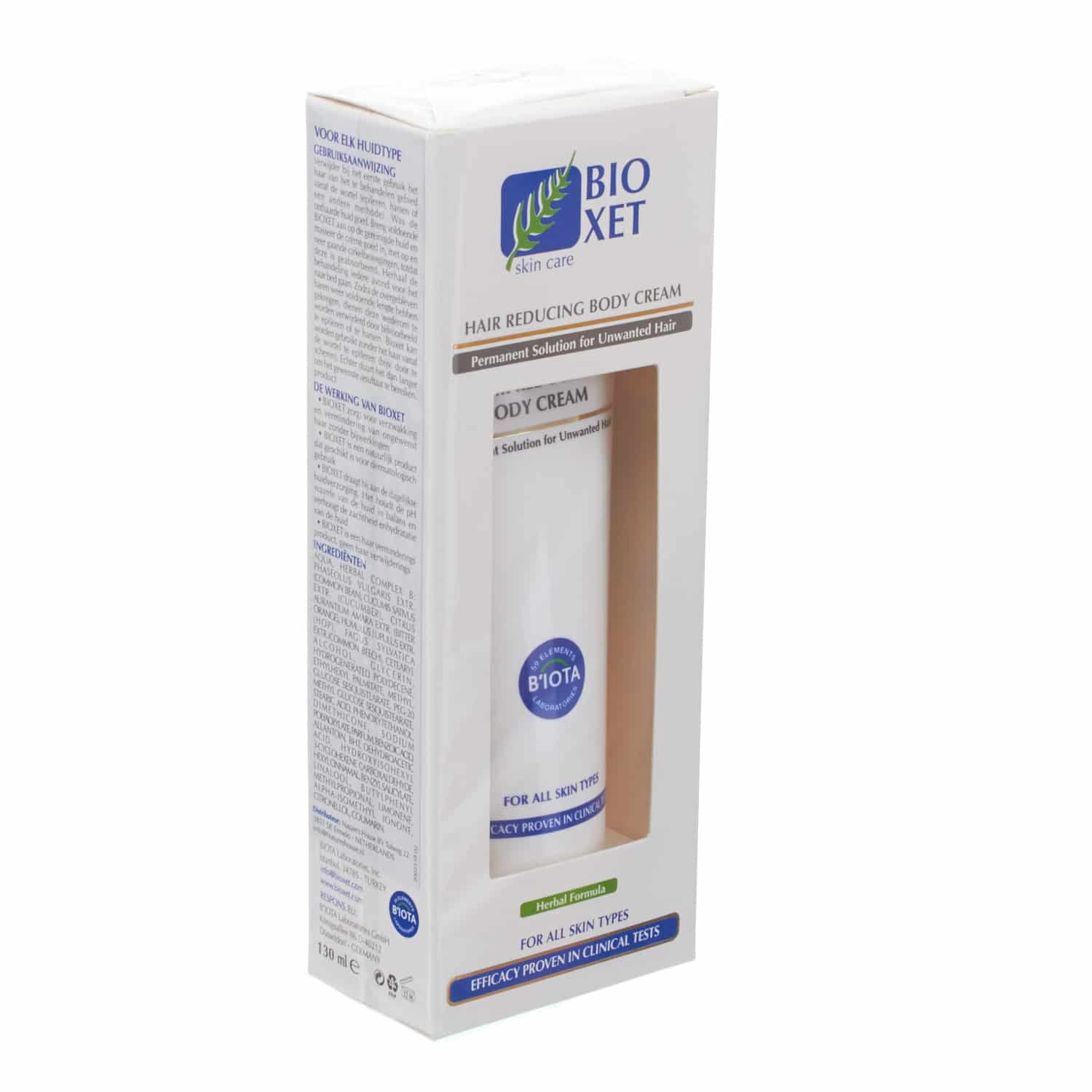 Bioxet Haarverminderende Lichaamscrème Bioxet Haarverminderende Lichaamscrème