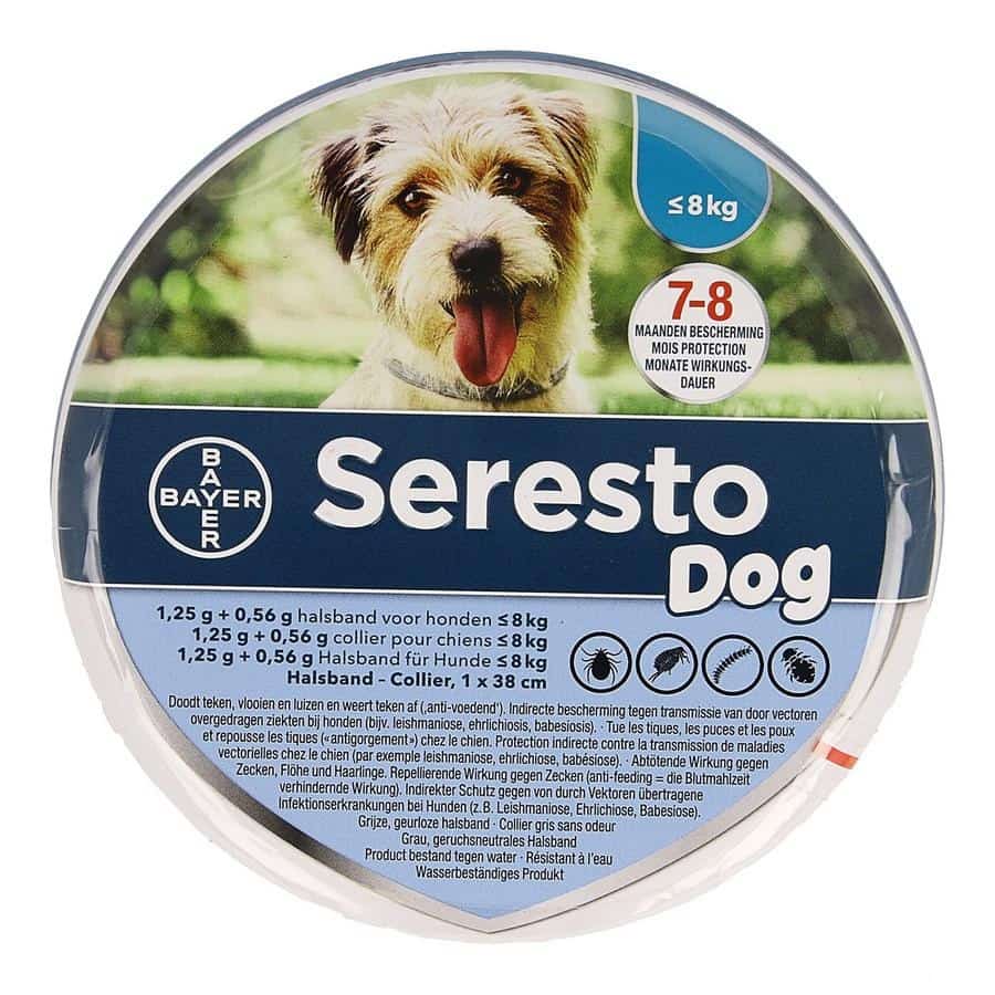 doorgaan met wenkbrauw band Seresto Halsband Hond 1,25g + 0,56g ≤ 8 kg 1 stuk - online bestellen |  Optiphar