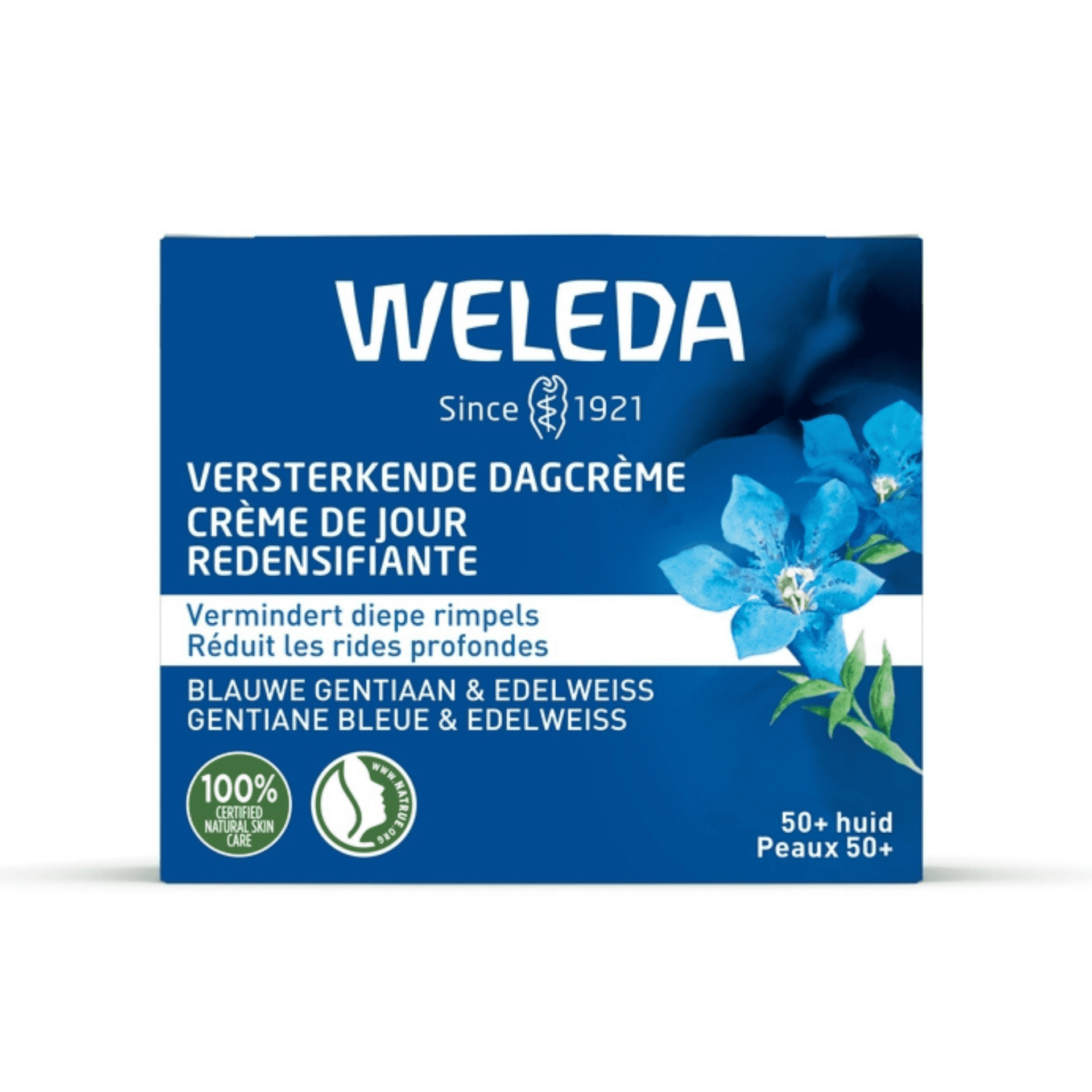 Weleda Blauwe Gentiaan & Edelweiss Verstevigende Dagcrème Weleda Blauwe Gentiaan & Edelweiss Verstevigende Dagcrème