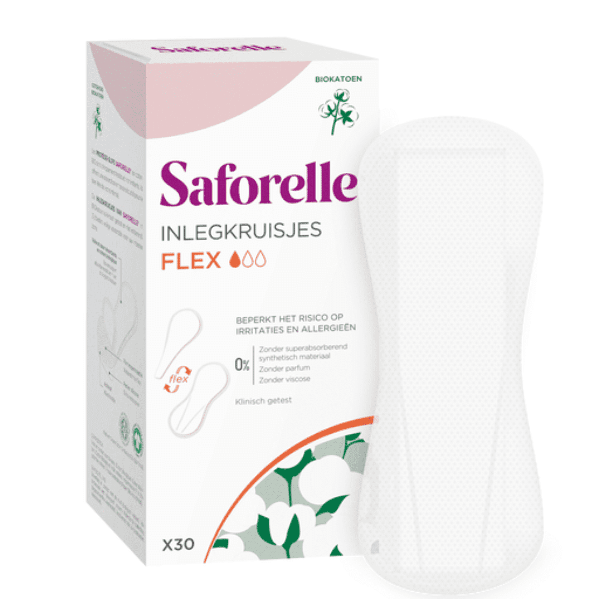 Saforelle Coton Protect Protege Slips Nouv.qual.30 Saforelle Coton Protect Protege Slips Nouv.qual.30