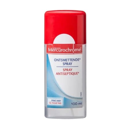 Mercurochrome Ontsmettende Spray Mercurochrome Ontsmettende Spray