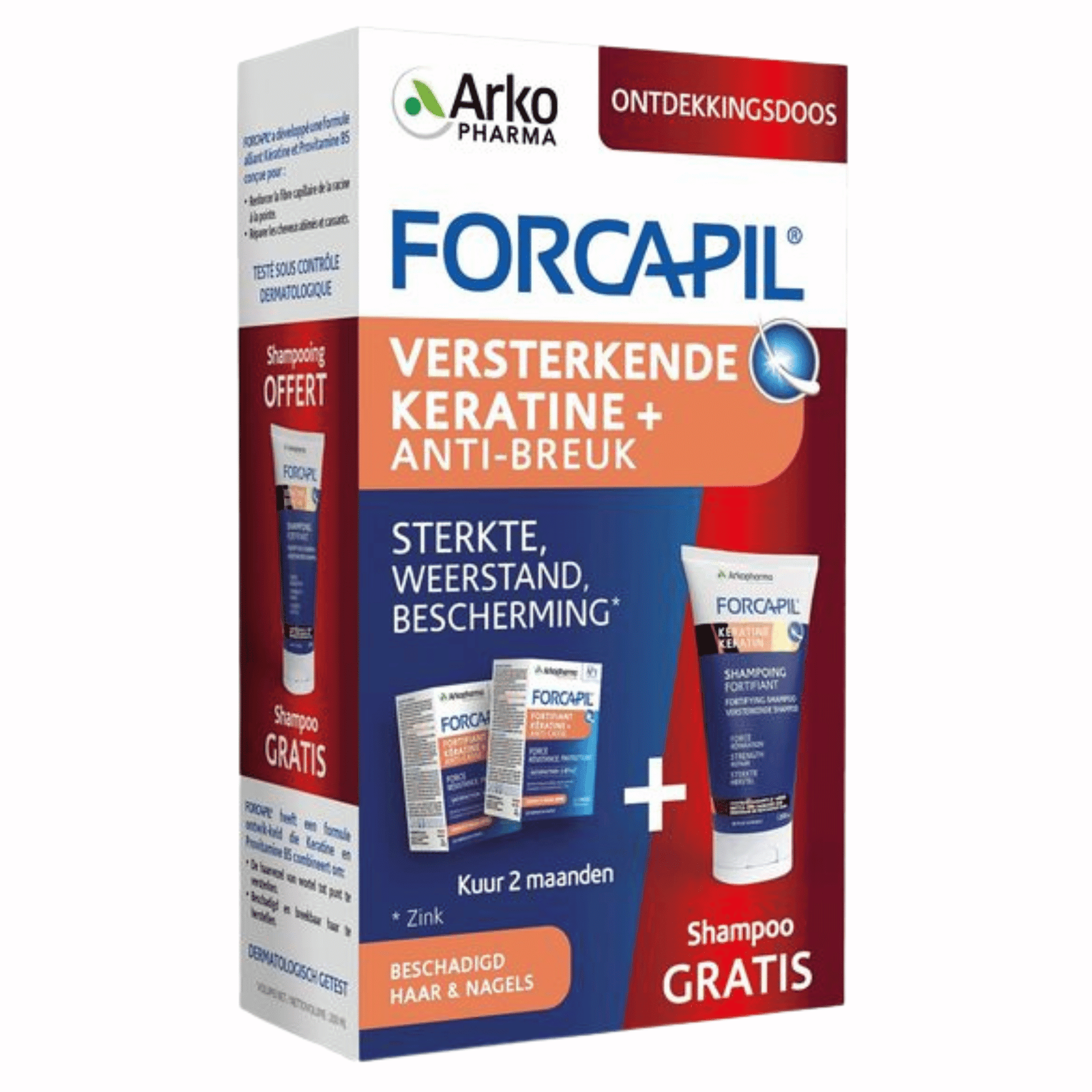 Forcapil Keratine+ Ondekkingspakket Promo*