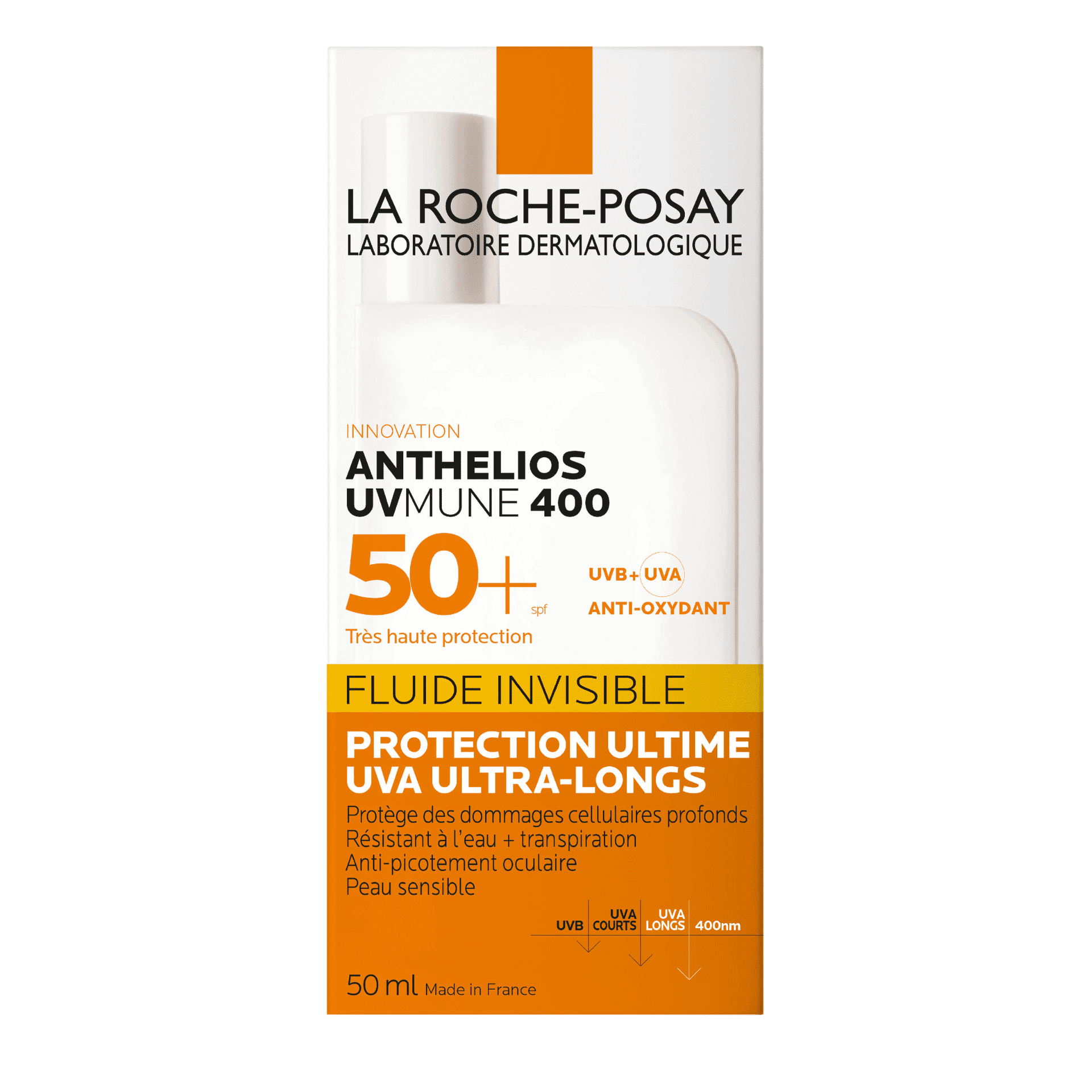 Lrp Anthelios Uvmune400 Fluide Invis.sp Spf50+50ml