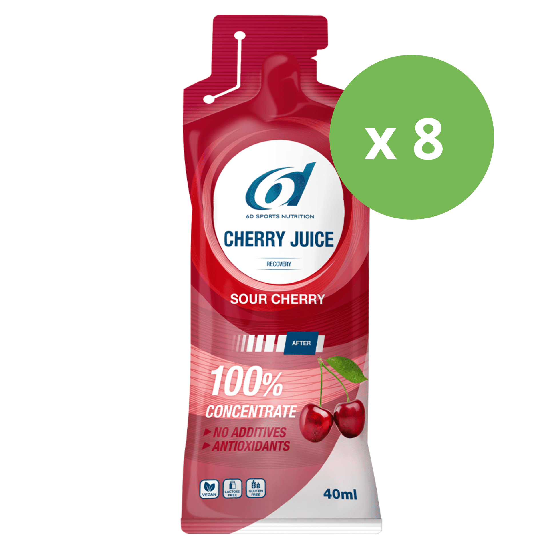 6d Cherry Juice 8x40ml