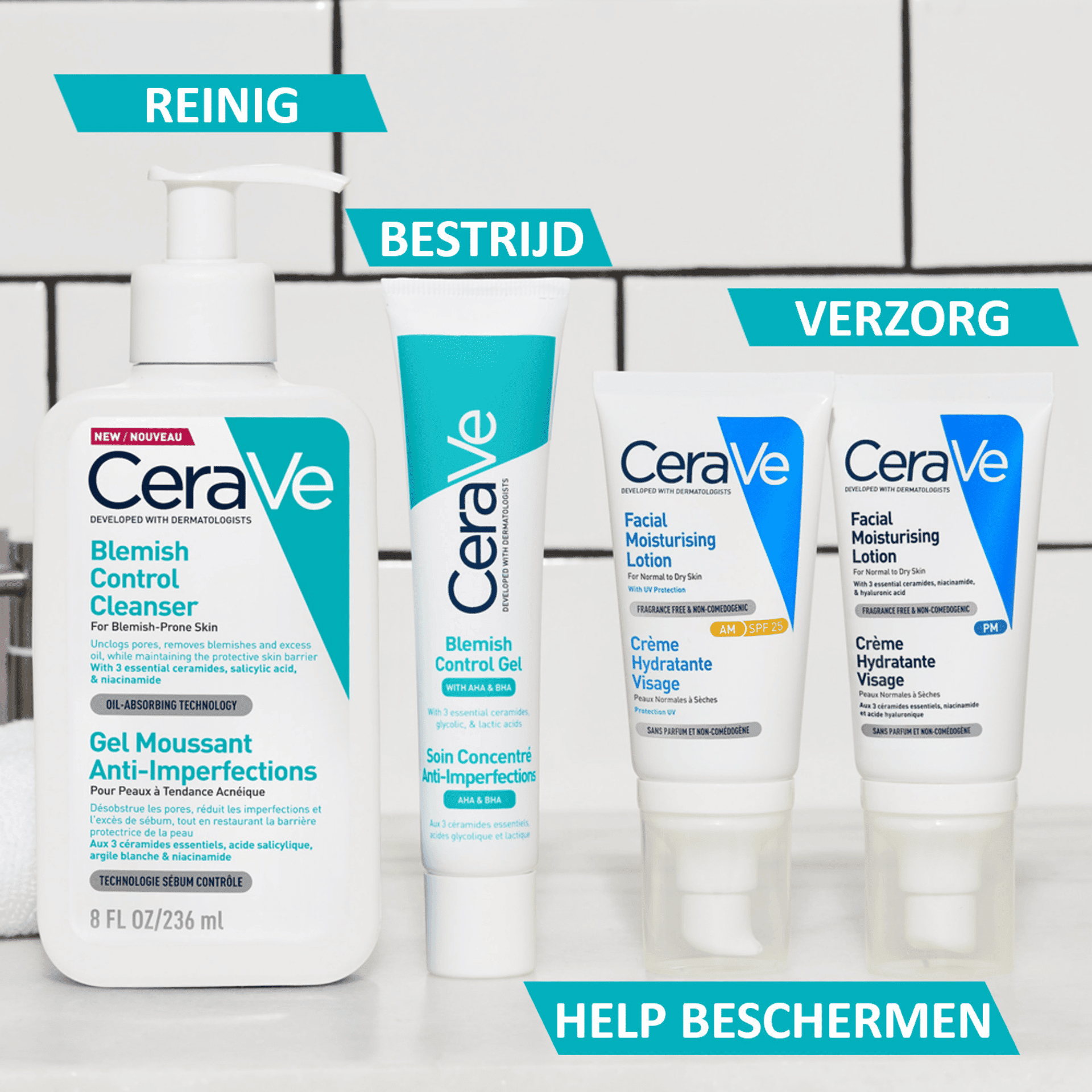 Cerave Gel Moussant Nettoyant A/imperf. 236ml Cerave Gel Moussant Nettoyant A/imperf. 236ml