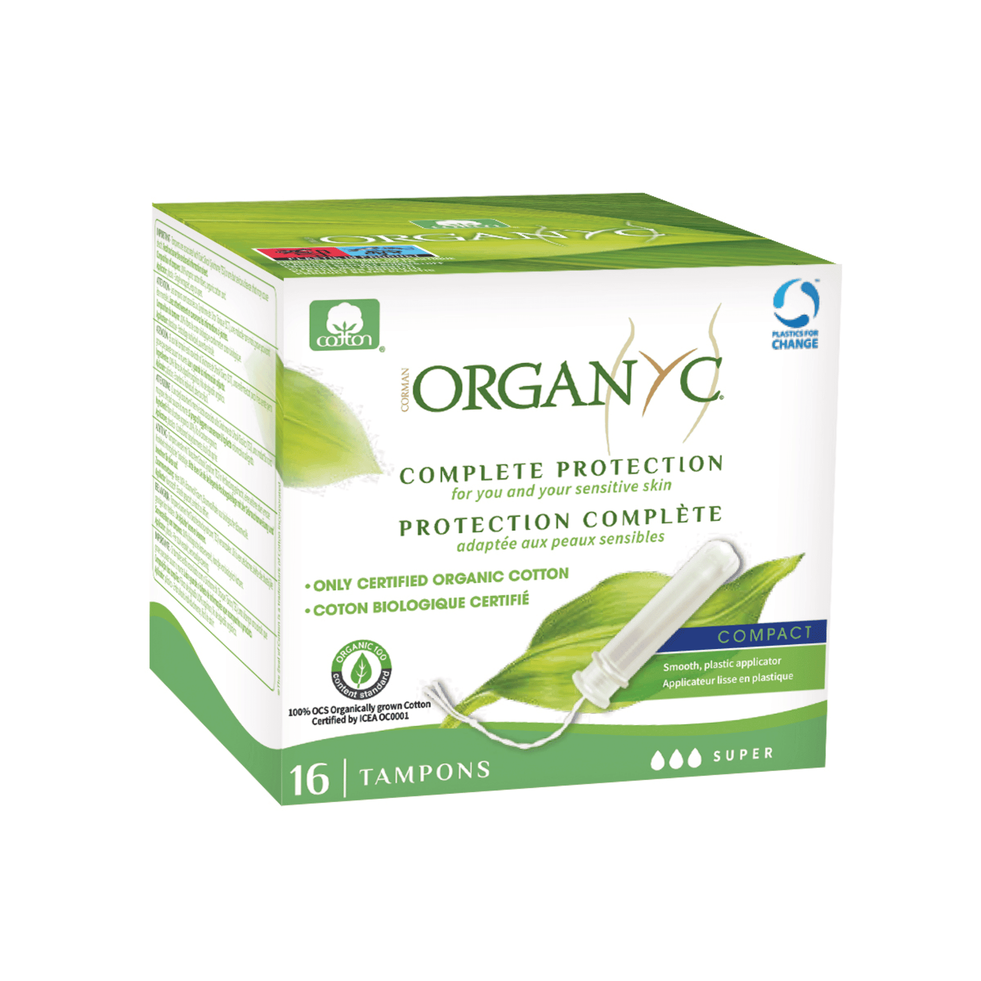 Organyc Tampons Compact Super Organyc Tampons Compact Super