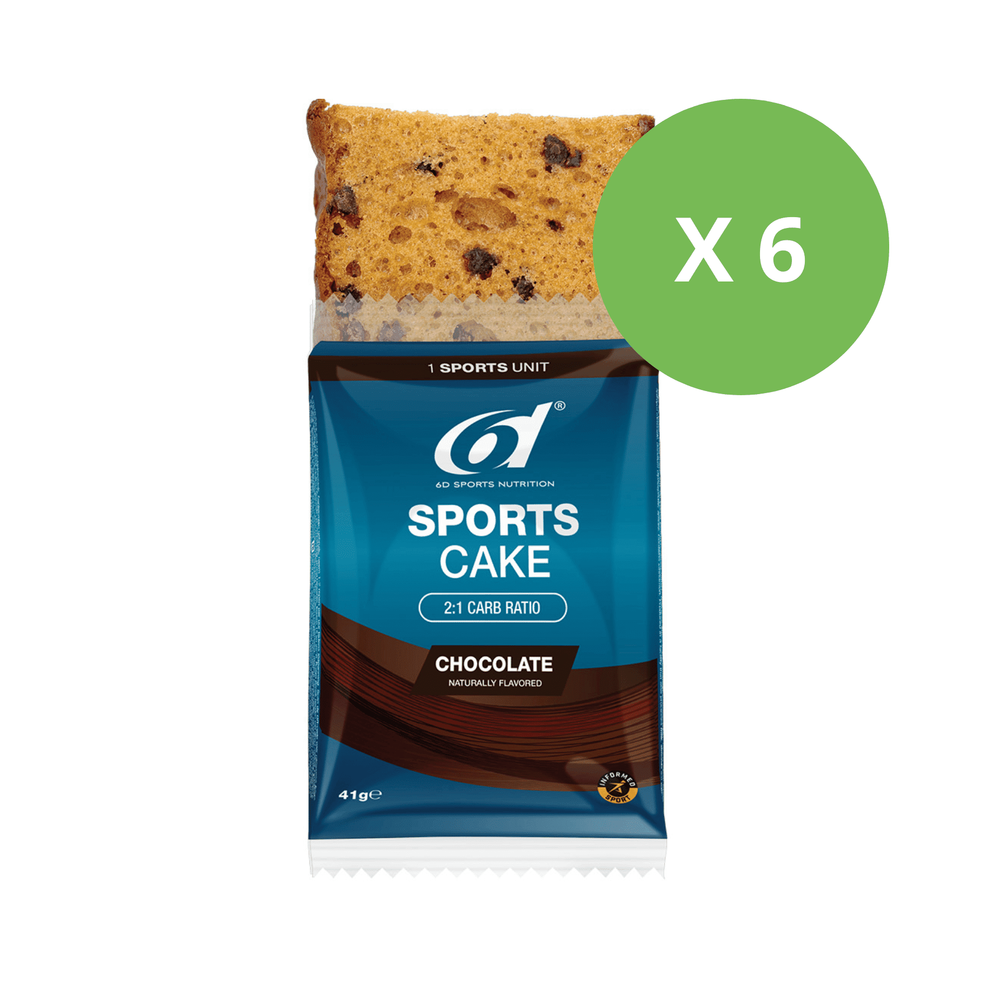 6d Sports Cake 6 x 41 g 6d Sports Cake 6 x 41 g