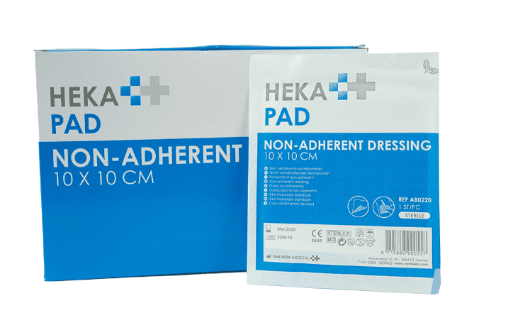 Hekapad Wondkompres Steriel 10 x 10cm Hekapad Wondkompres Steriel 10 x 10cm