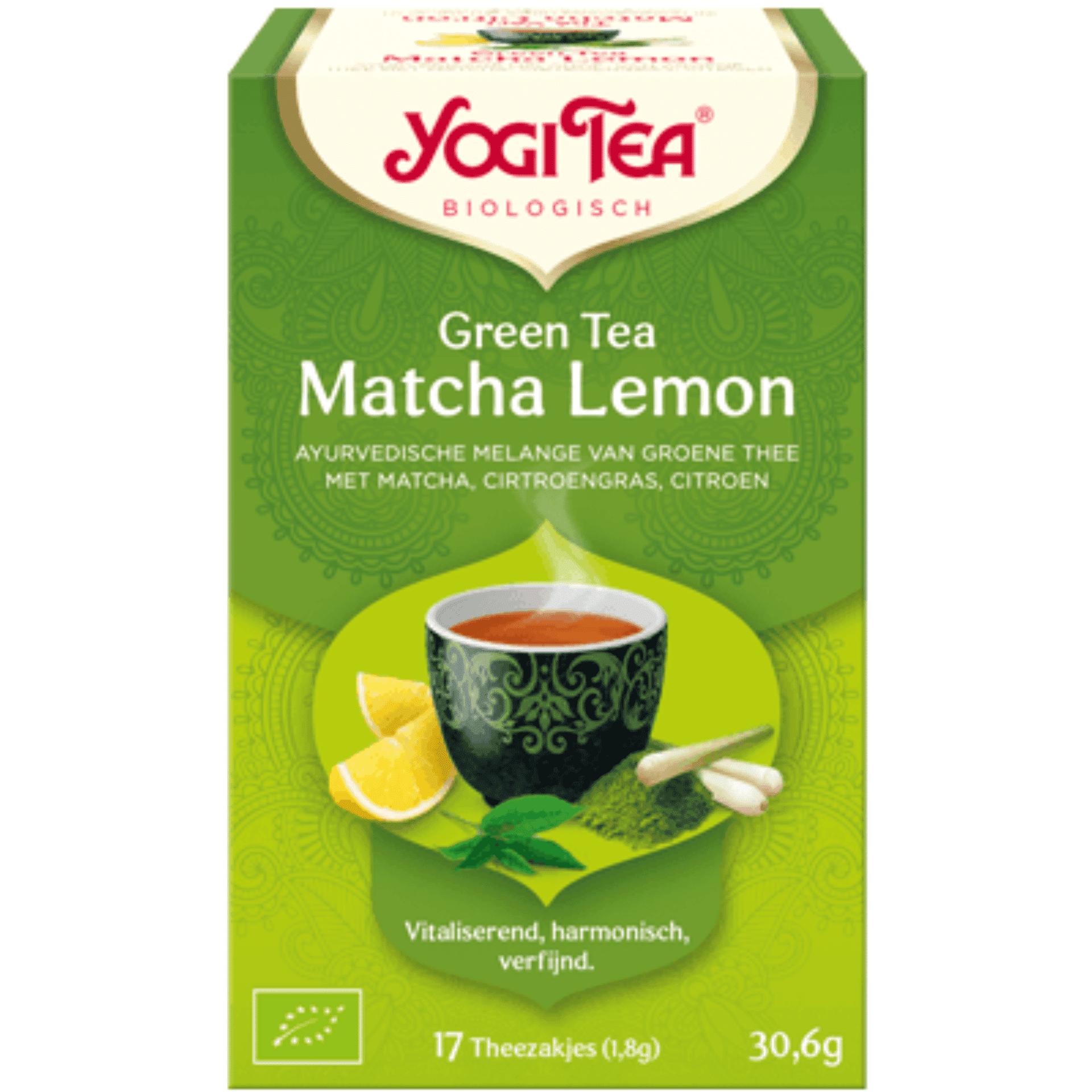 Yogi Tea Thé vert Matcha Citron 17 sachets Yogi Tea Thé vert Matcha Citron 17 sachets