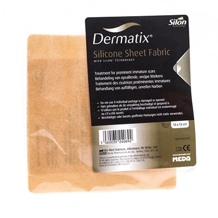 Dermatix Fabric Sheet Silicone 13 x 13 cm