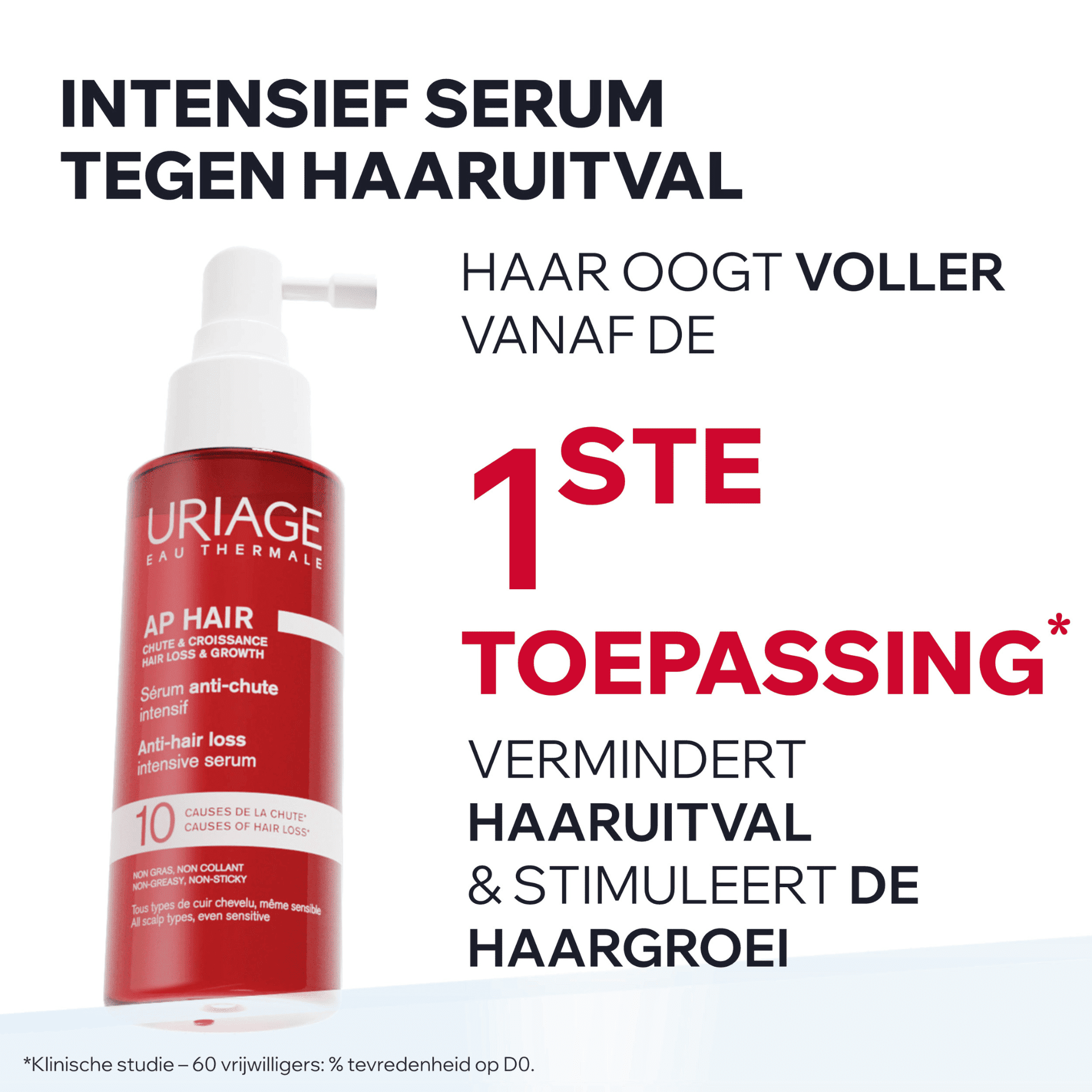 Uriage AP Hair Intensief Serum tegen Haaruitval Uriage AP Hair Intensief Serum tegen Haaruitval