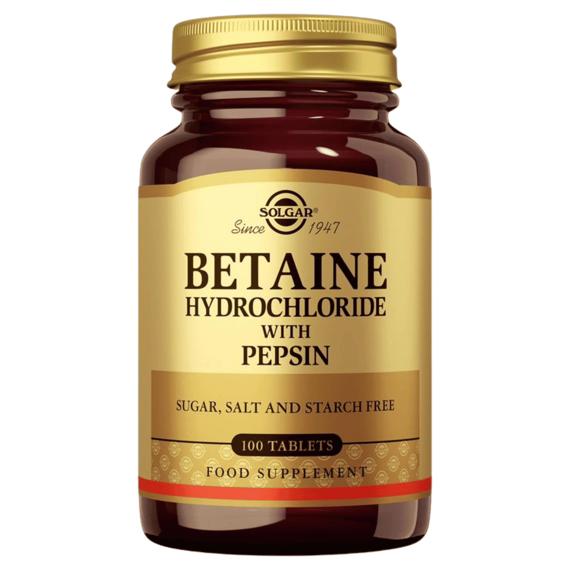 Solgar Betaine Hydrochloride with Pepsin Solgar Betaine Hydrochloride with Pepsin