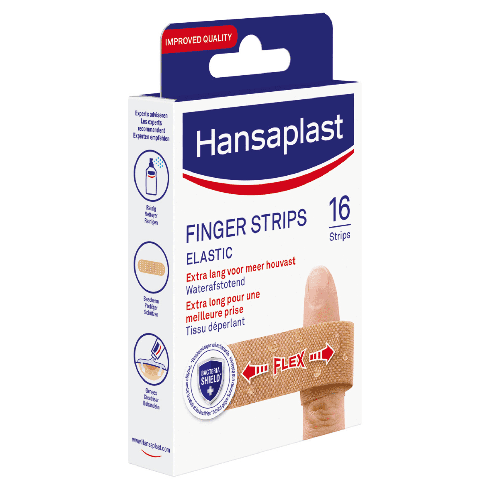 Hansaplast Finger Strips Elastic Pleisters Hansaplast Finger Strips Elastic Pleisters