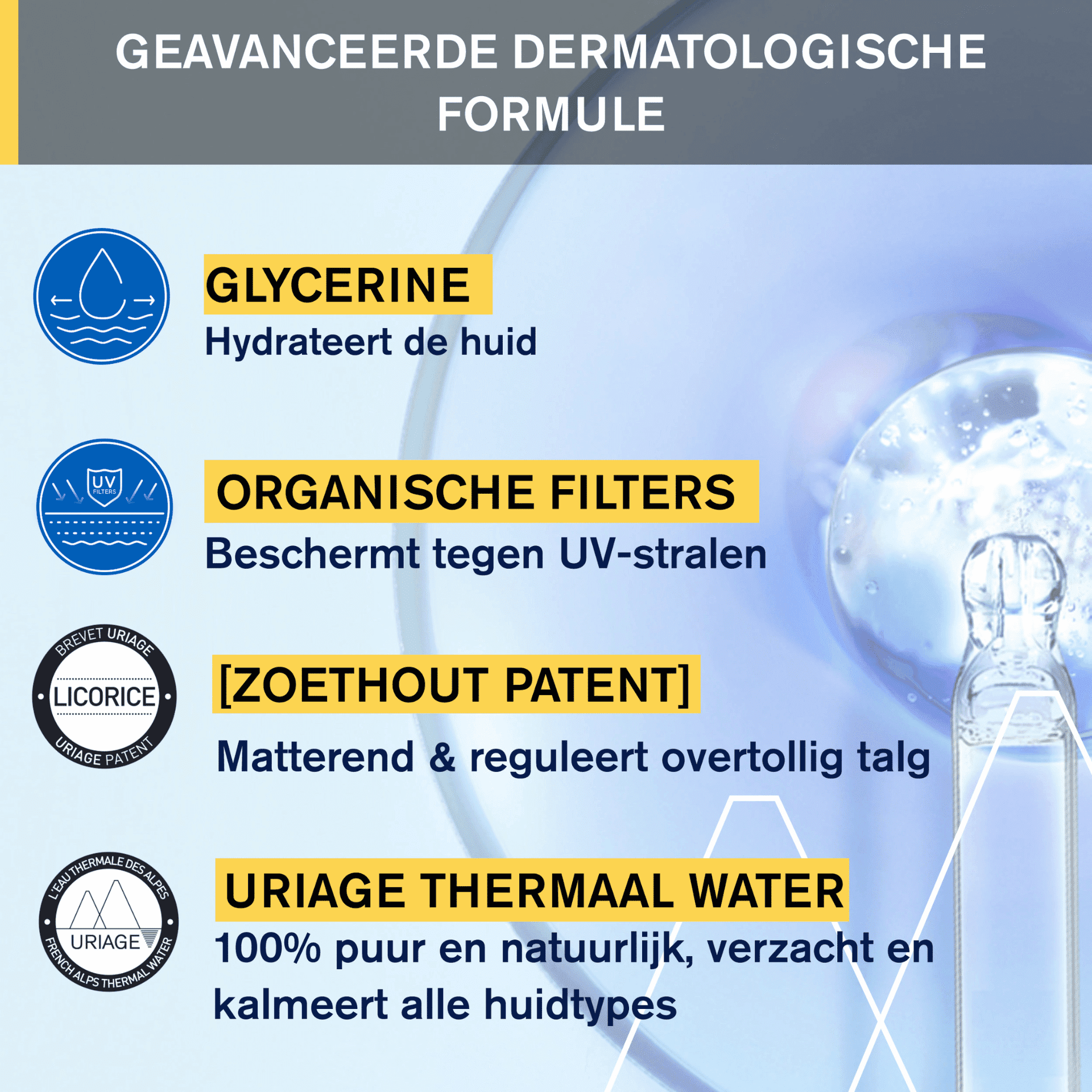 Uriage Bariésun Matterende Zonnefluid SPF 50+ Uriage Bariésun Matterende Zonnefluid SPF 50+